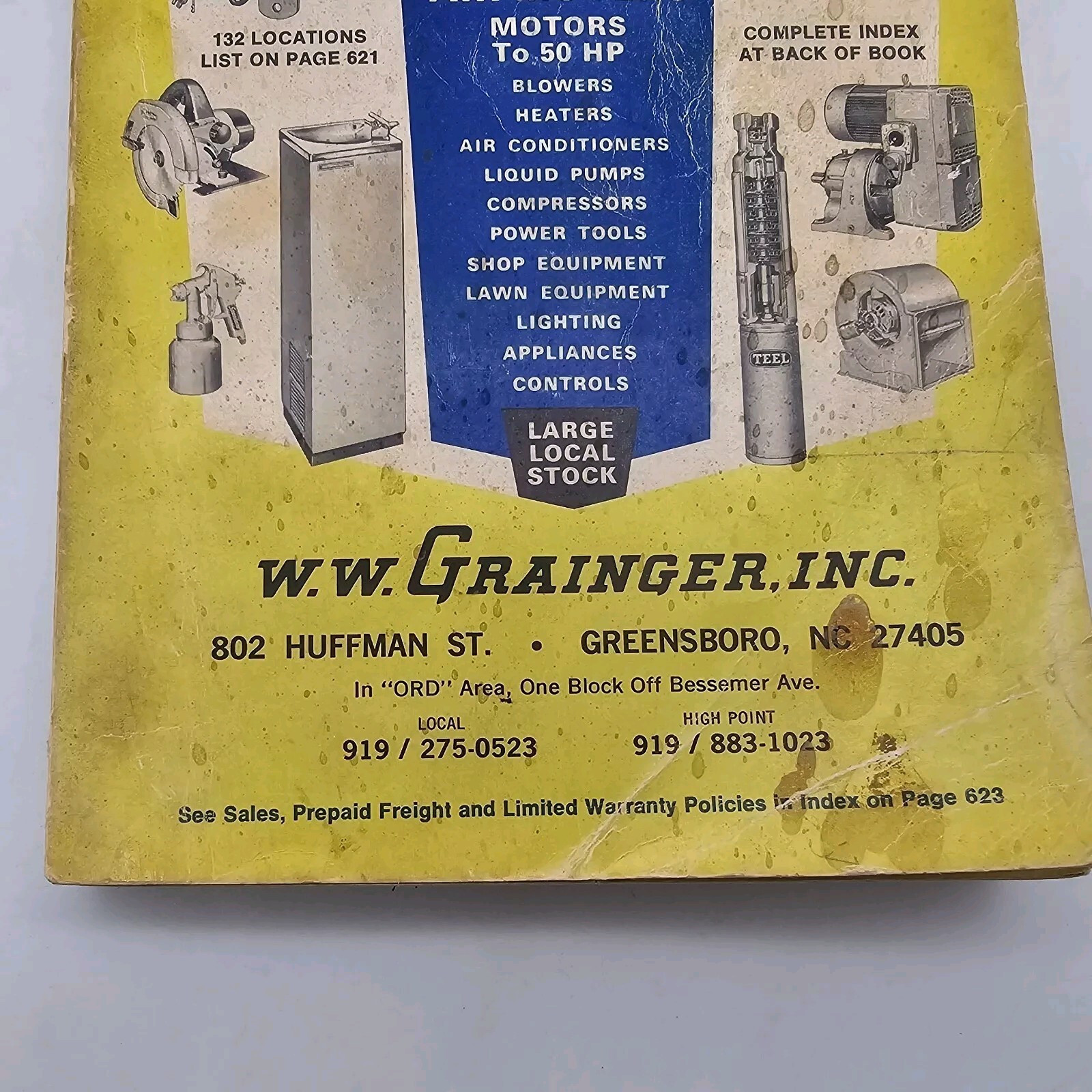 Grainger’s Summer 1975 Wholesale Net Price Motorbook No. 342 Greensboro, NC VTG
