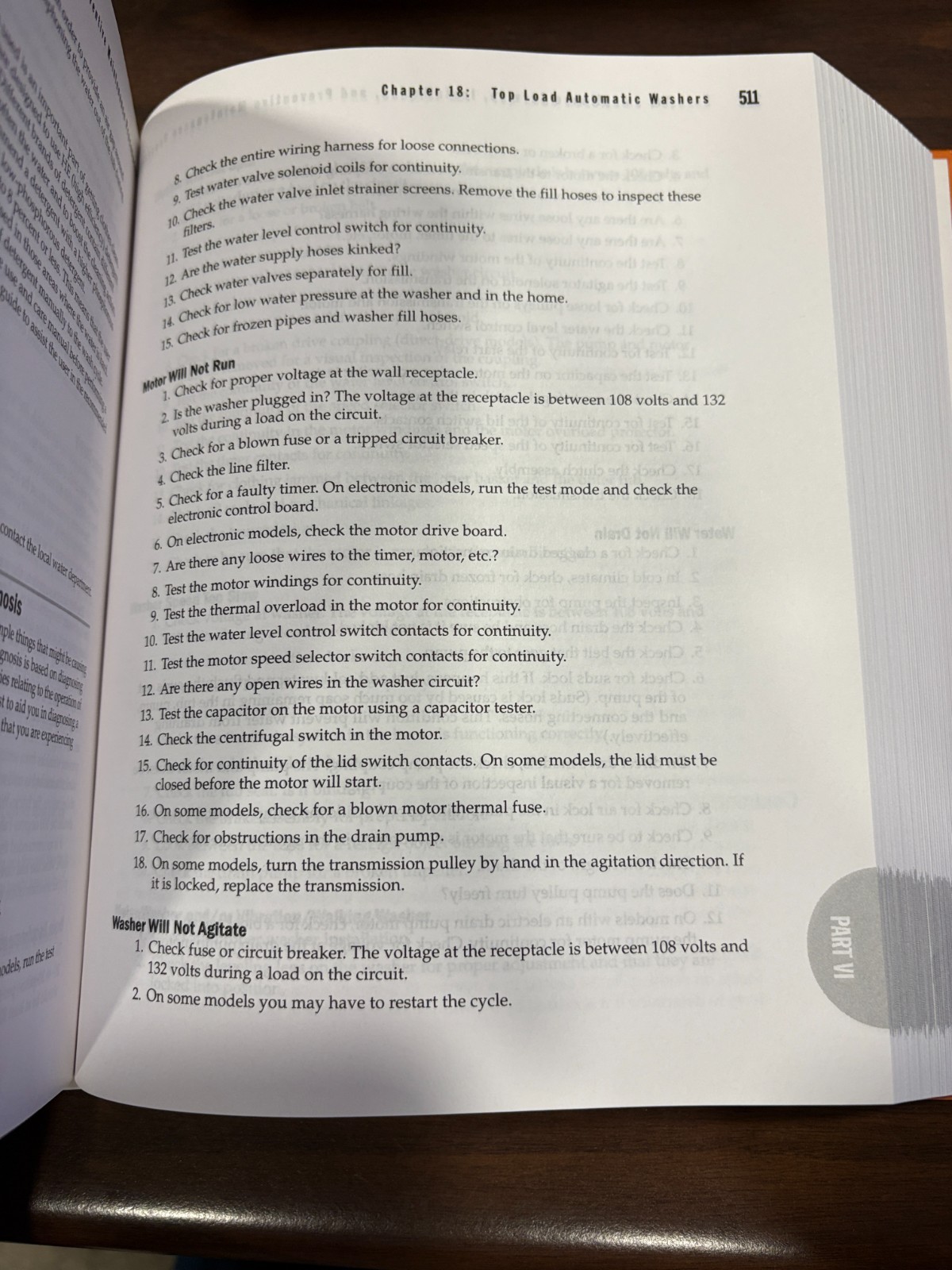 Troubleshooting and Repairing Major Appliances by Eric Kleinert