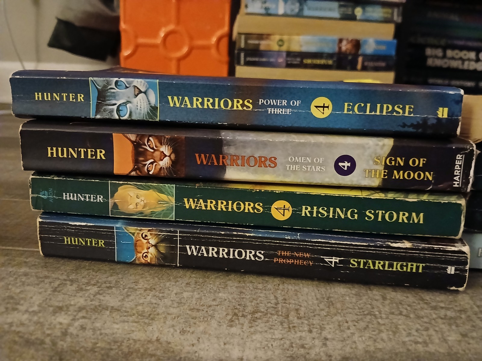 Erin Hunter Warriors Paperback Book Lot 11: Eclipse, Starlight, Twilight + More