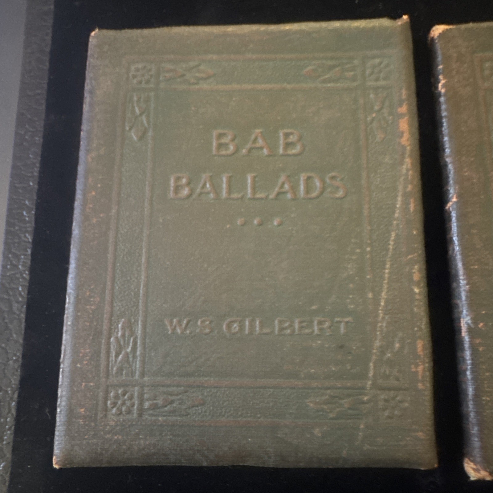 4 Antique Little Leather Library Miniature Books – Green Covers – Early 1900s