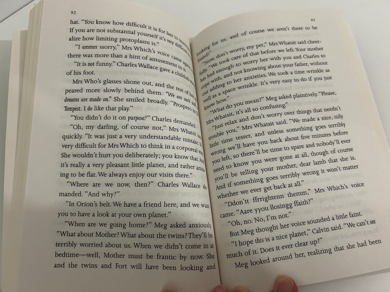 A Wrinkle in Time by Madeleine L’Engle Paperback