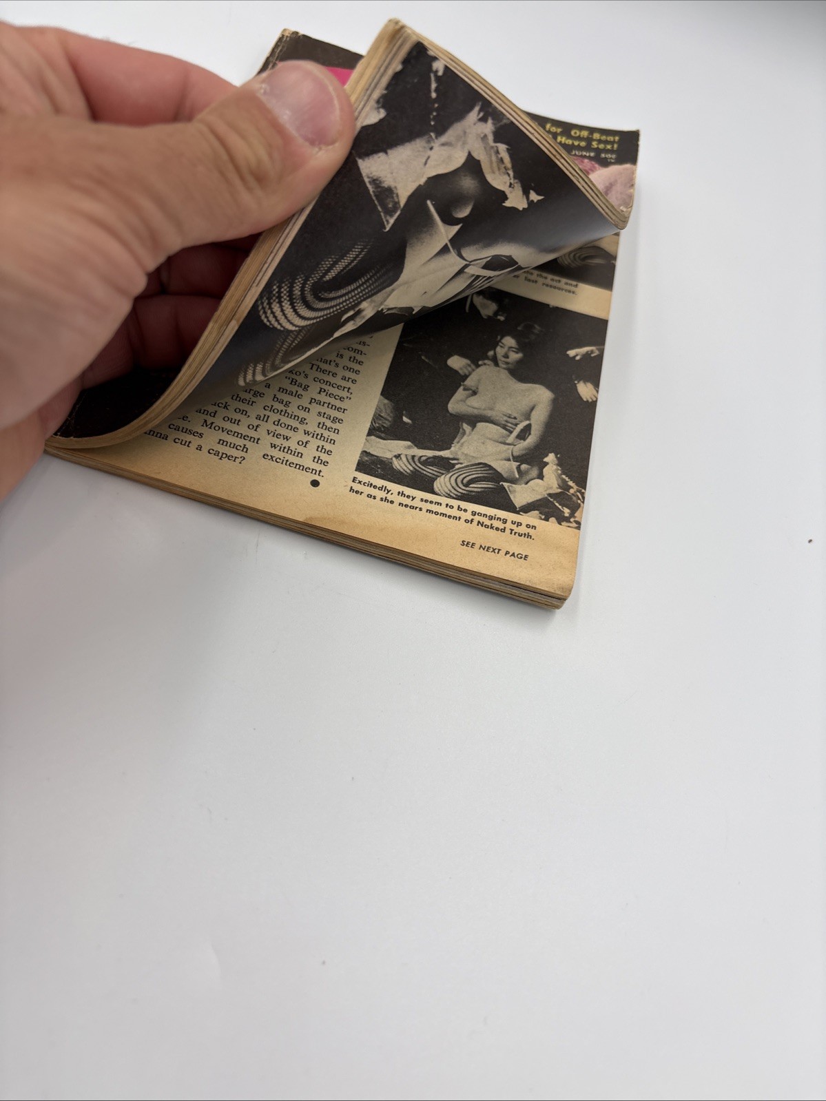 TAB „THE POCKET PICTURE MAGAZINE“ June 1968 VINTAGE EROTIC BOOK