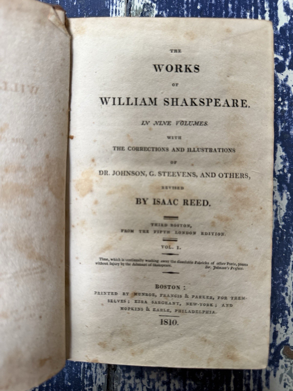 Rare Vintage 1807-1812 William Shakespeare TRAGEDIES DRAMAS POEMS PLAYS 11 Vol.