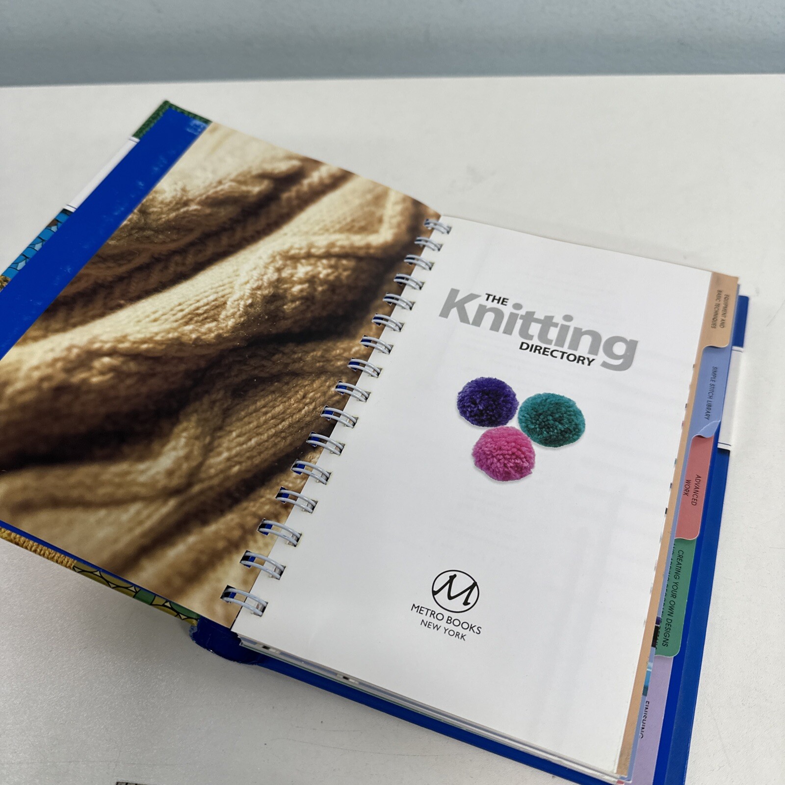 The knitting Directory Alison Jenkins Hardcover with spiral Directory NEW Marks