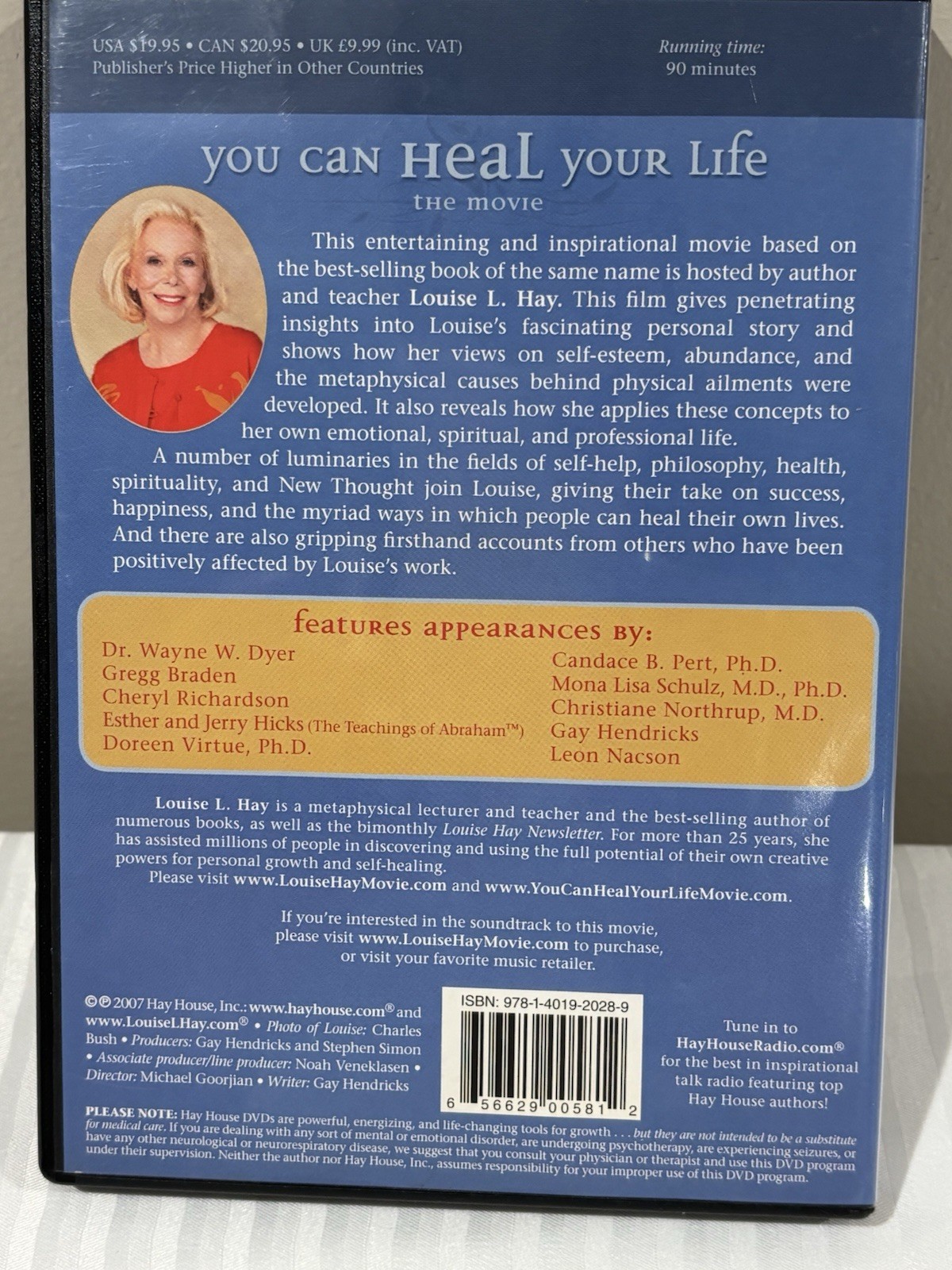 You Can Heal Your Life – DVD By Louise L. Hay Complete And Tested