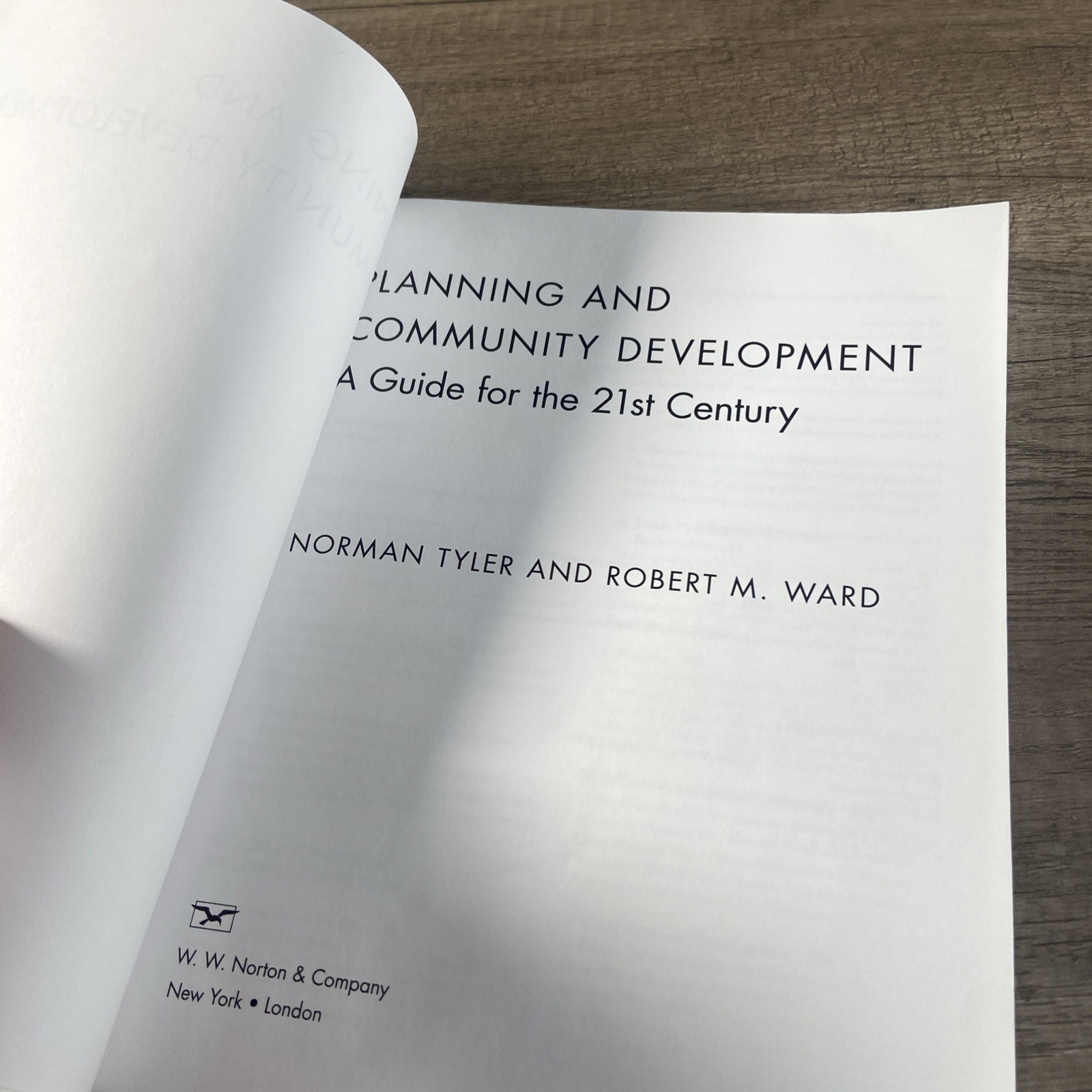 Planning and Community Development: A Guide for the 21st Century by Tyler PhD