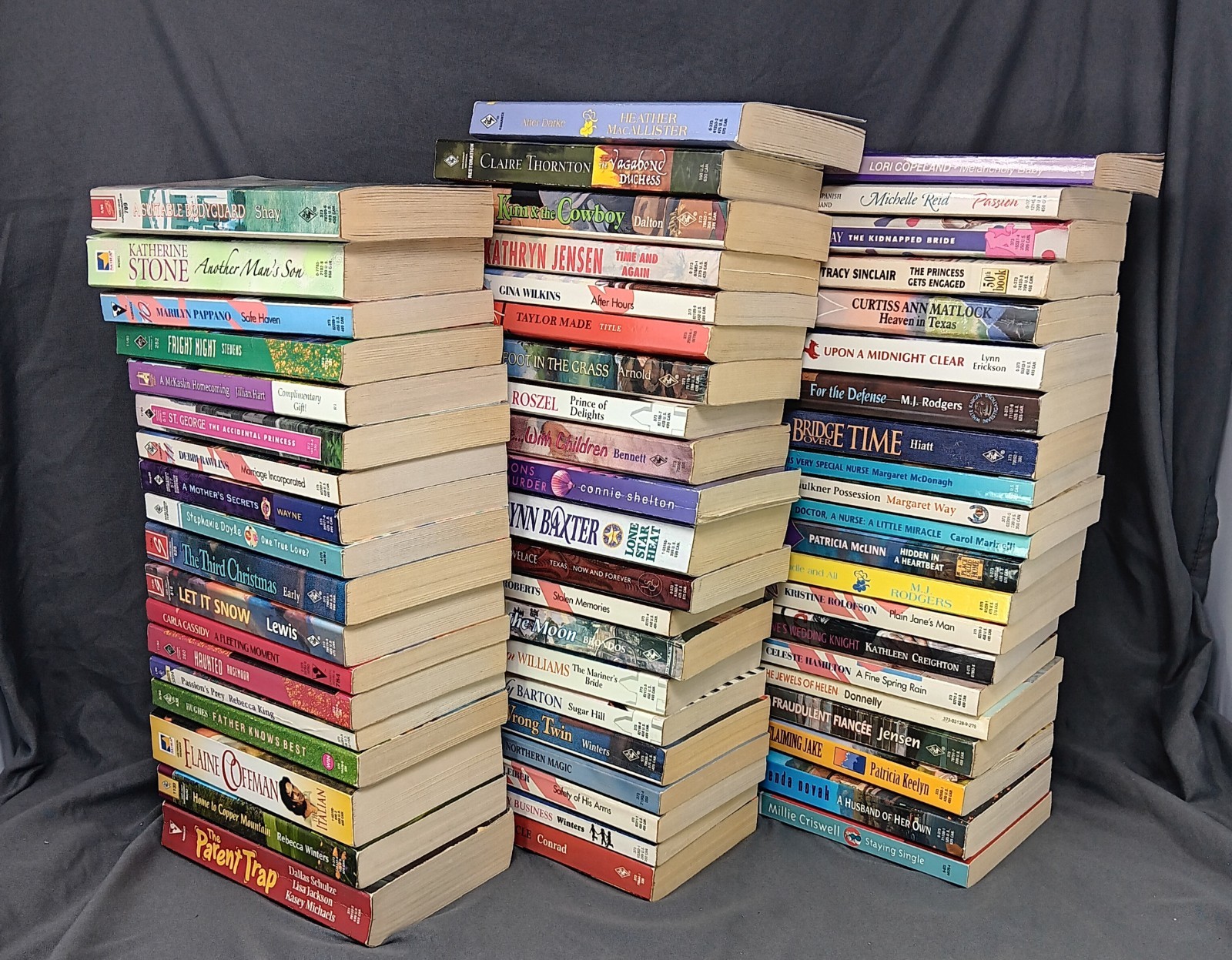 Huge Romance Paperback Lot 52 Books Harlequin Silhouette Dailey Novak Mixed PB