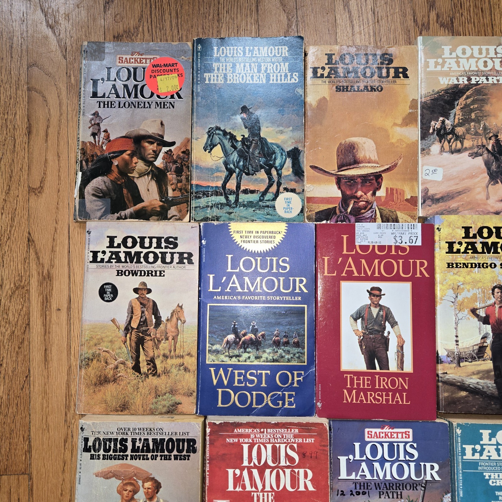 Lot Of 24 Louis L’Amour Western Paperbacks