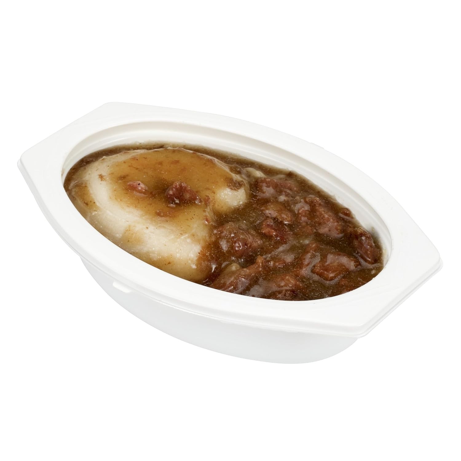 Delectable Tender Beef & Mashed Potatoes Microwave Tray, 9 oz – Family Favorite