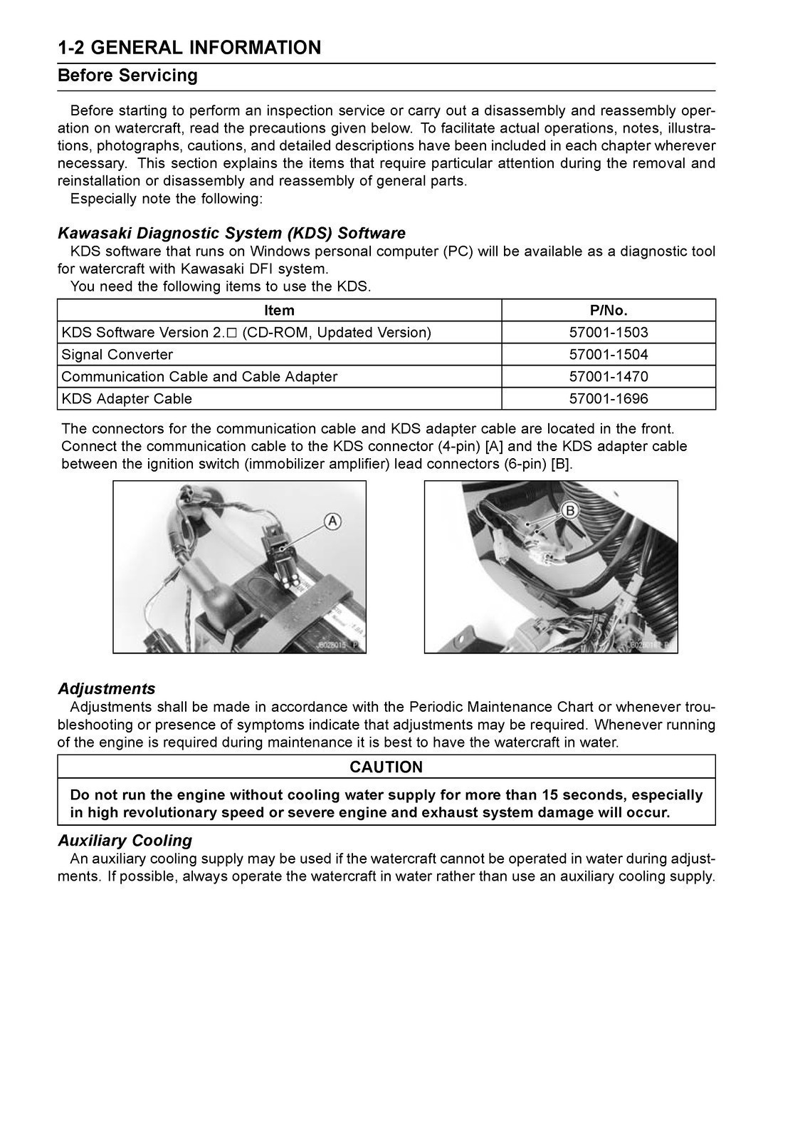 KAWASAKI JET SKI WATERCRAFT ULTRA LX SERVICE MANUAL FASTENED – TOUGH COVERING