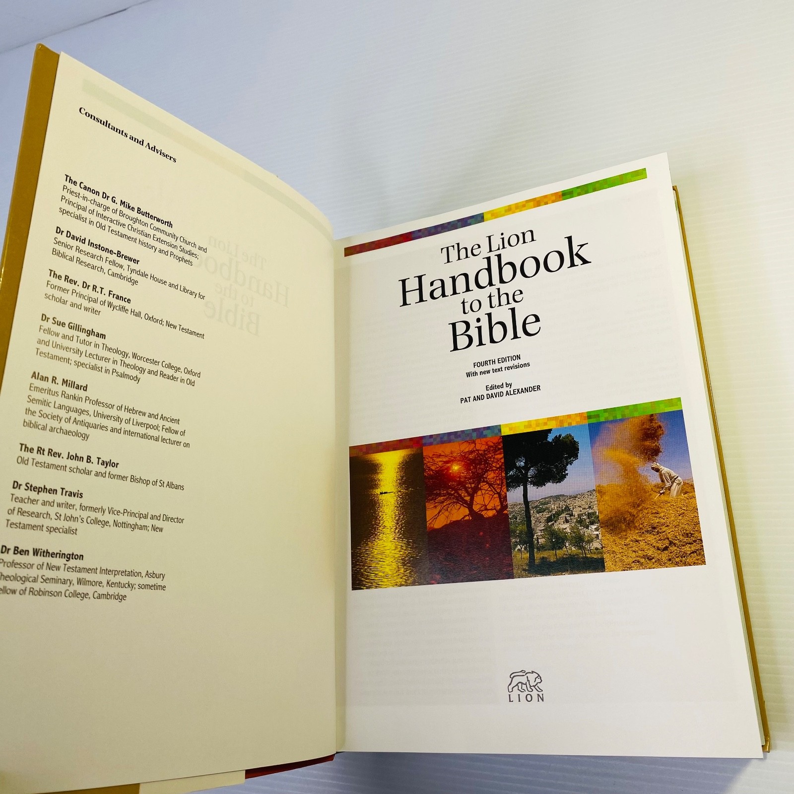 The Lion Handbook to the Bible Pat David Alexander Updated Fourth 4th Edition