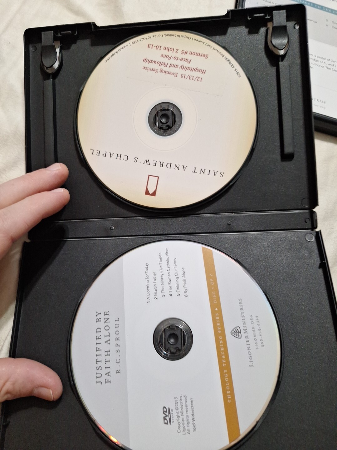 Ligonier Ministries Calvinism and the Christian Life Justified By Faith Lot DVD