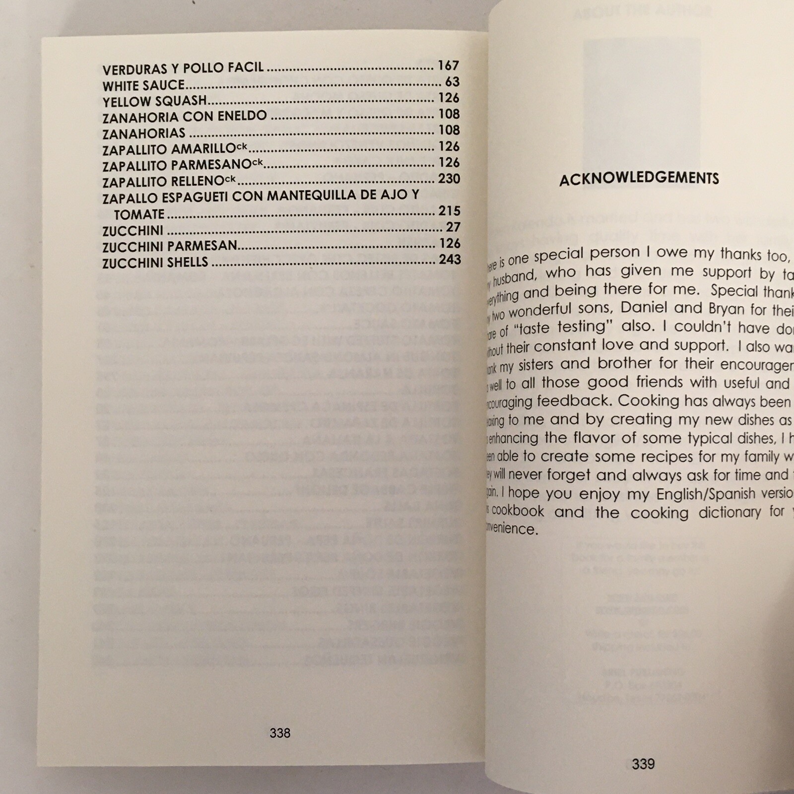 Carmen’s Worldwide Kitchen – English/Spanish Cookbook by Carmen Kolenda 342 p VG