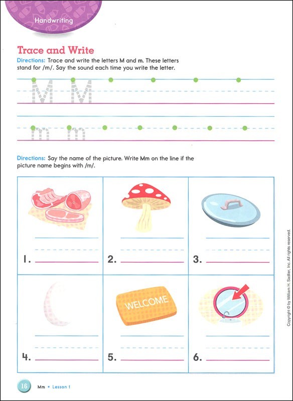 Sadlier From Phonics to Reading Grade Level K Kindergarten Student Edition