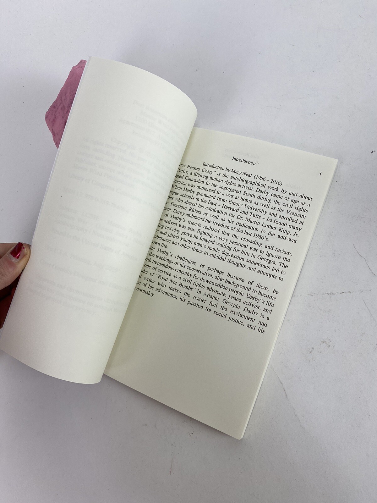 SIGNED First Person Crazy By Robert Wood Darby Paperback First Edition 2019