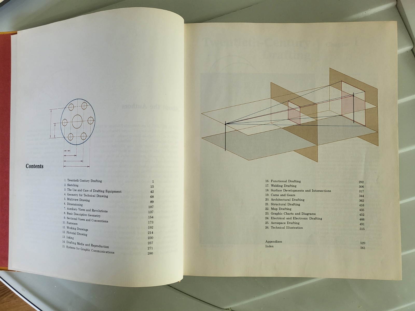Mechanical & Technical Drawing Hardcover Text Books – Lot of 5