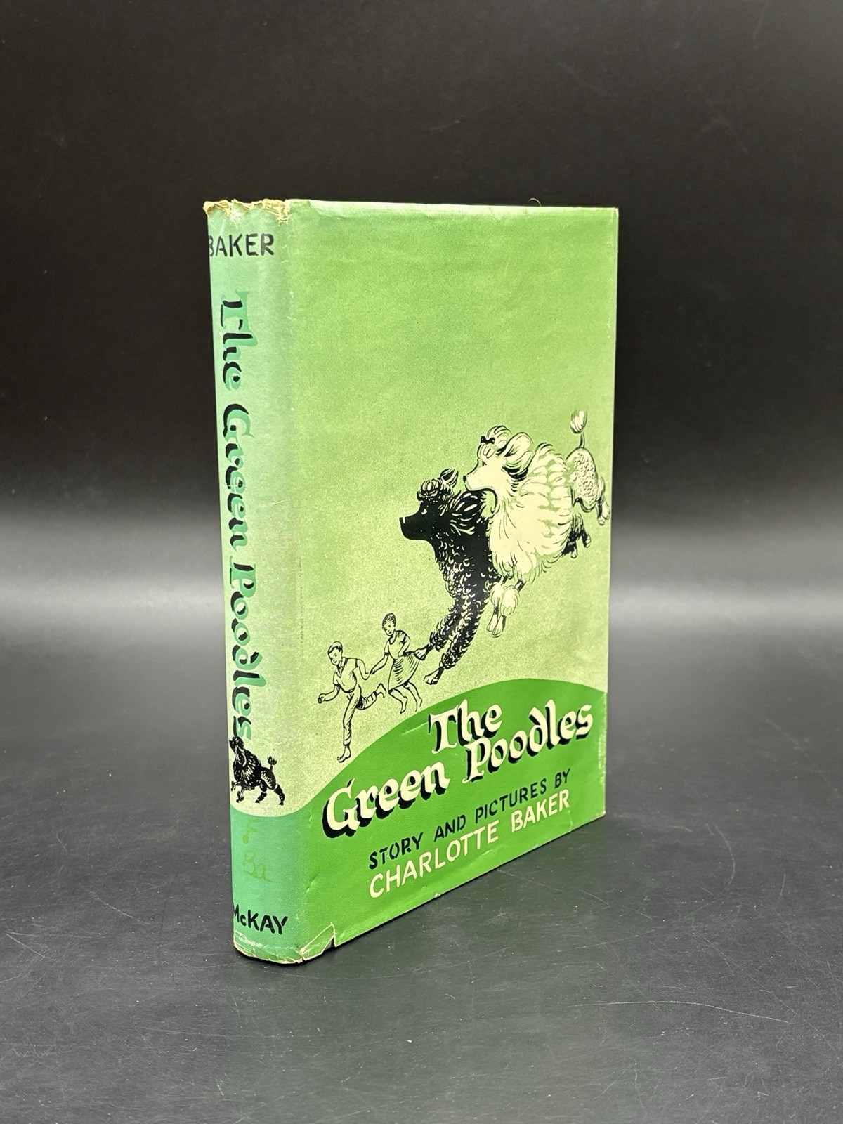The Green Poodles By Charlotte Baker~1956 TRUE First Edition/First Printing HCDJ