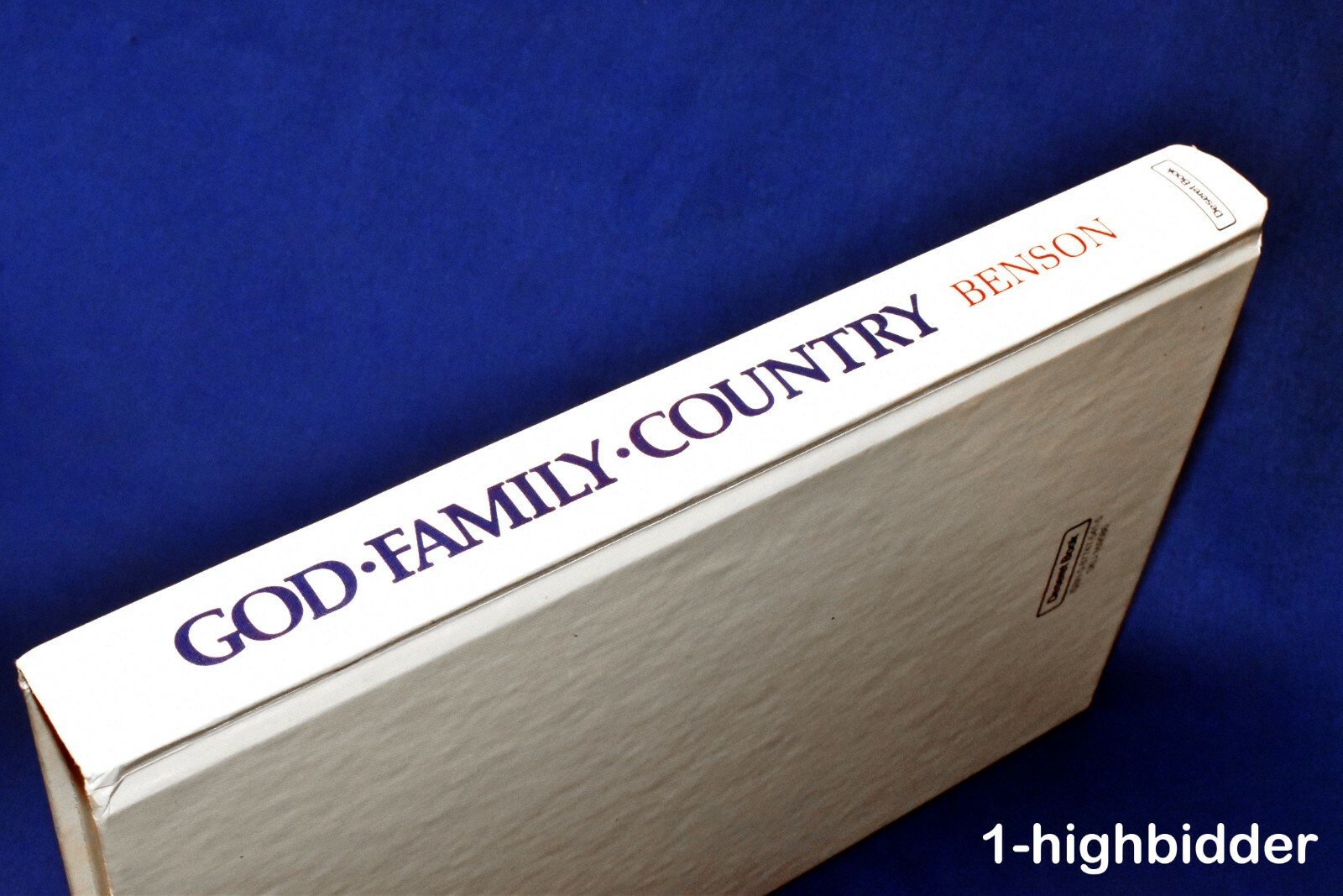 1974 God Family Country 1st Edition Hardcover Ezra Taft Benson Mormon LDS CLEAN!