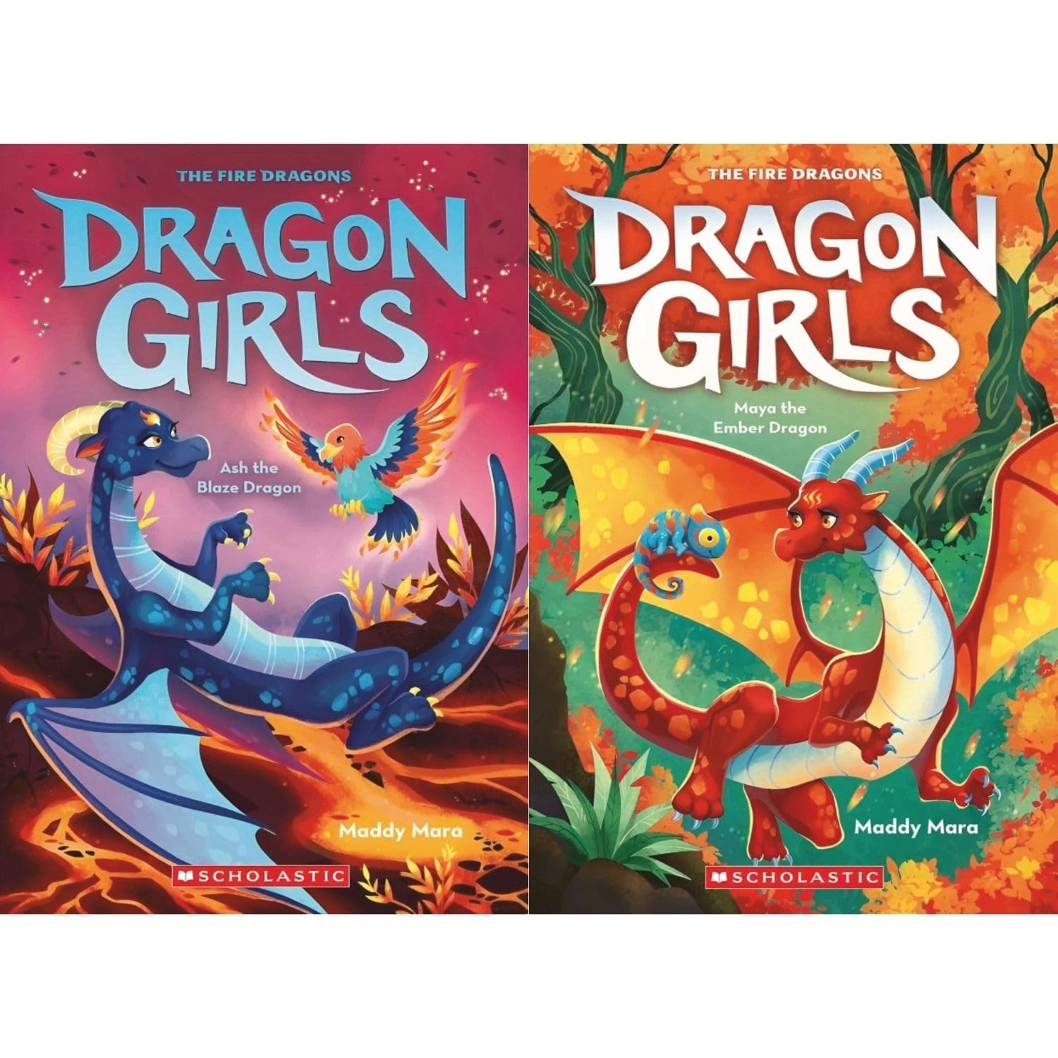 Dragon Girls Complete Series Collection Books 1-18 by Maddy Mara Books Set