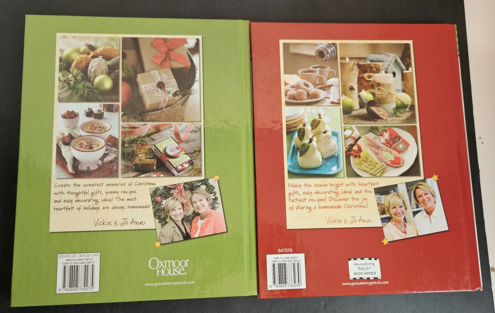 Gooseberry Patch Recipe 5 Book Lot Christmas Books 3 4 5 12 13 HC