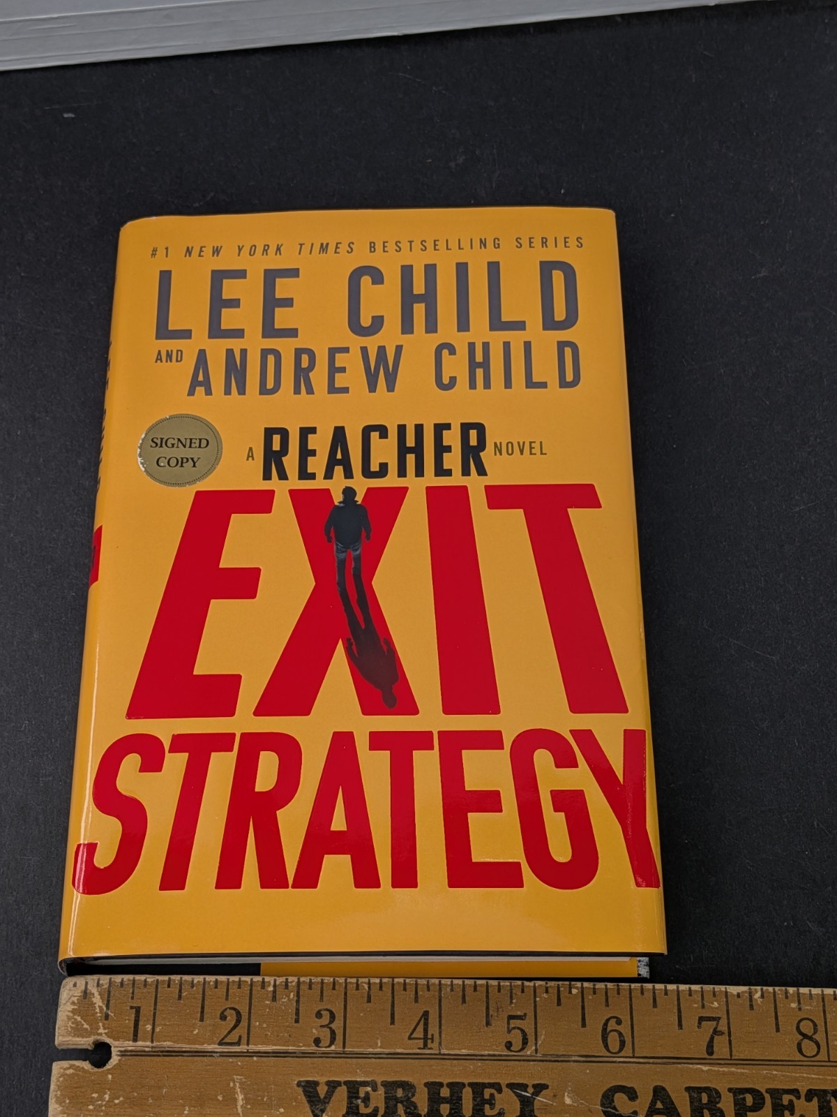 SIGNED Exit Strategy : A Reacher Novel by Lee Child & Andrew Child 2025 1st HC