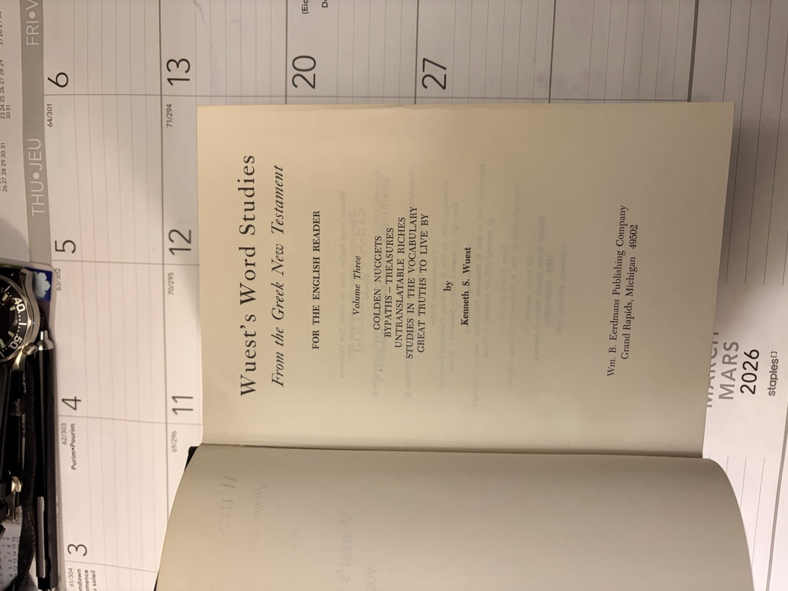 „Word Studies in The Greek New Testament“ 4 Volumes, by Kenneth S. Wuest