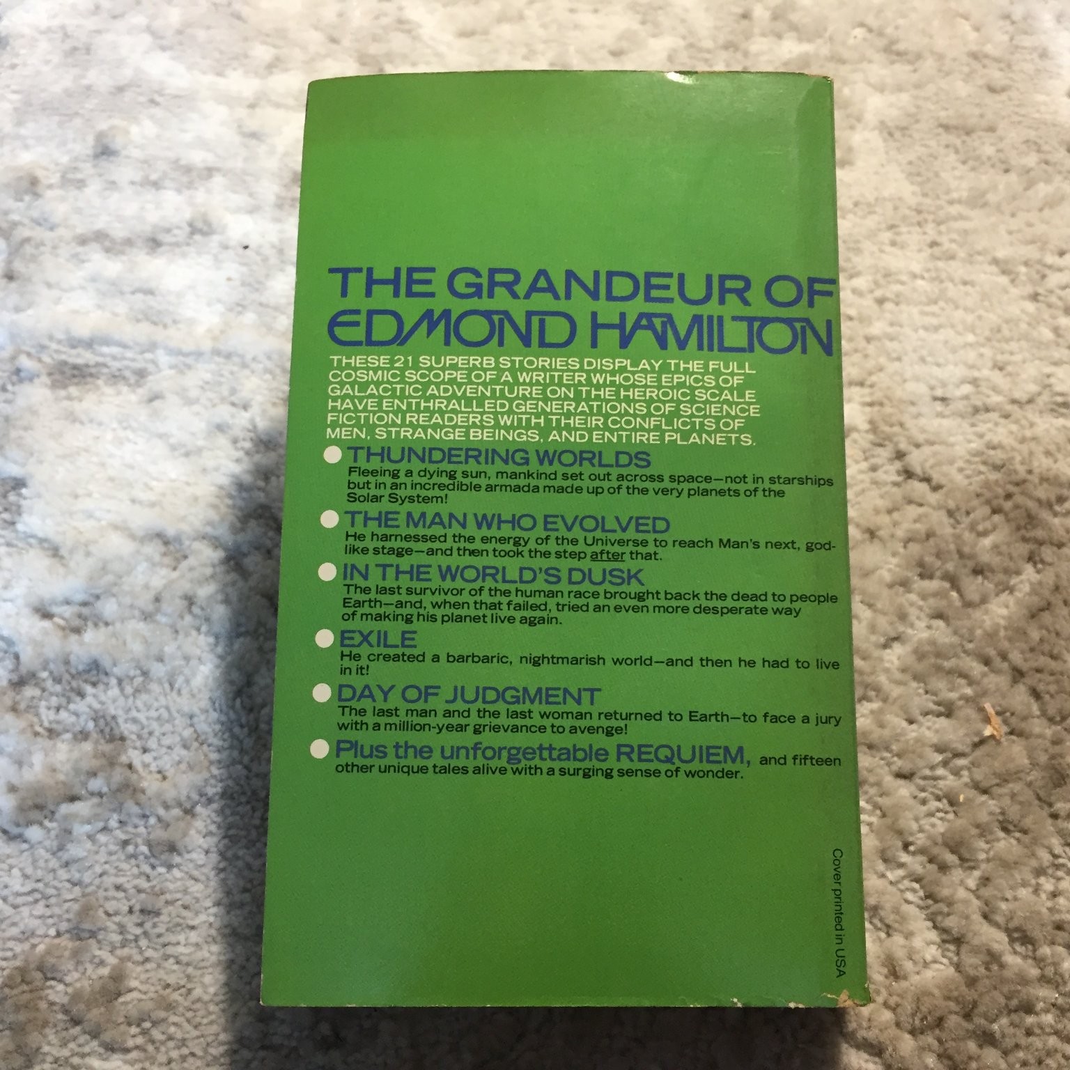 Best of Edmond Hamilton Leigh Brackett 1977 Science Fiction Del Rey Book PB SF