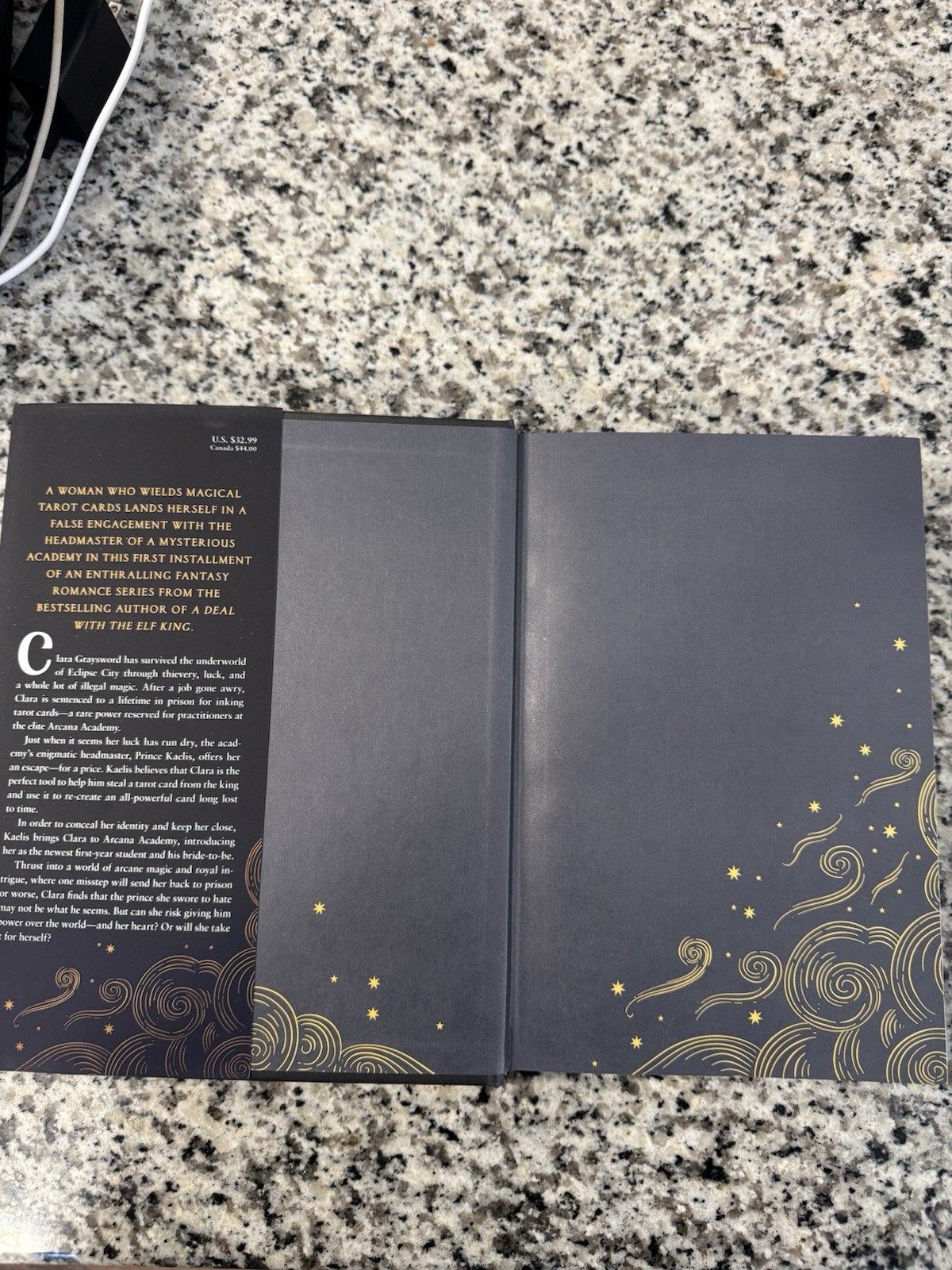 Arcana Academy Book 1 Hardcover Novel by Elise Kova (2025) Dust Jacket