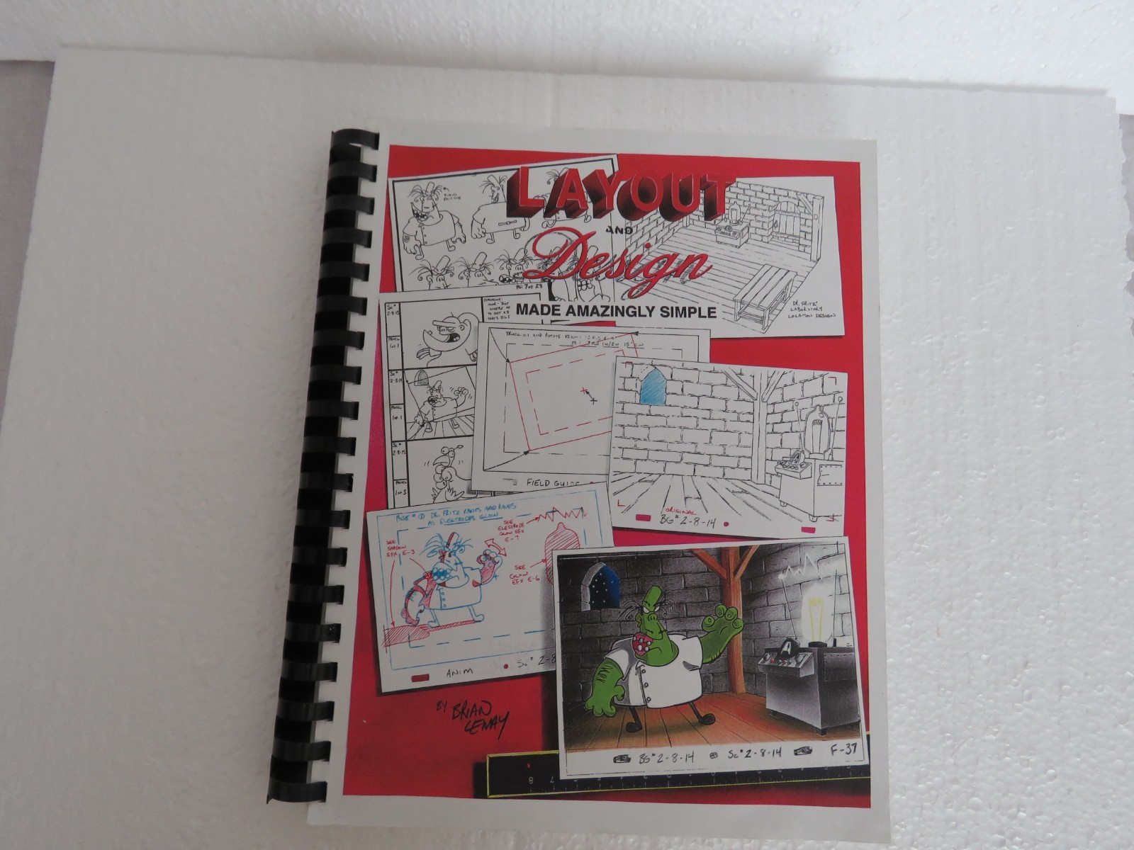 Layout And Design Made Amazingly Simple Book Brian Lemay 366 pages 1993 Like New
