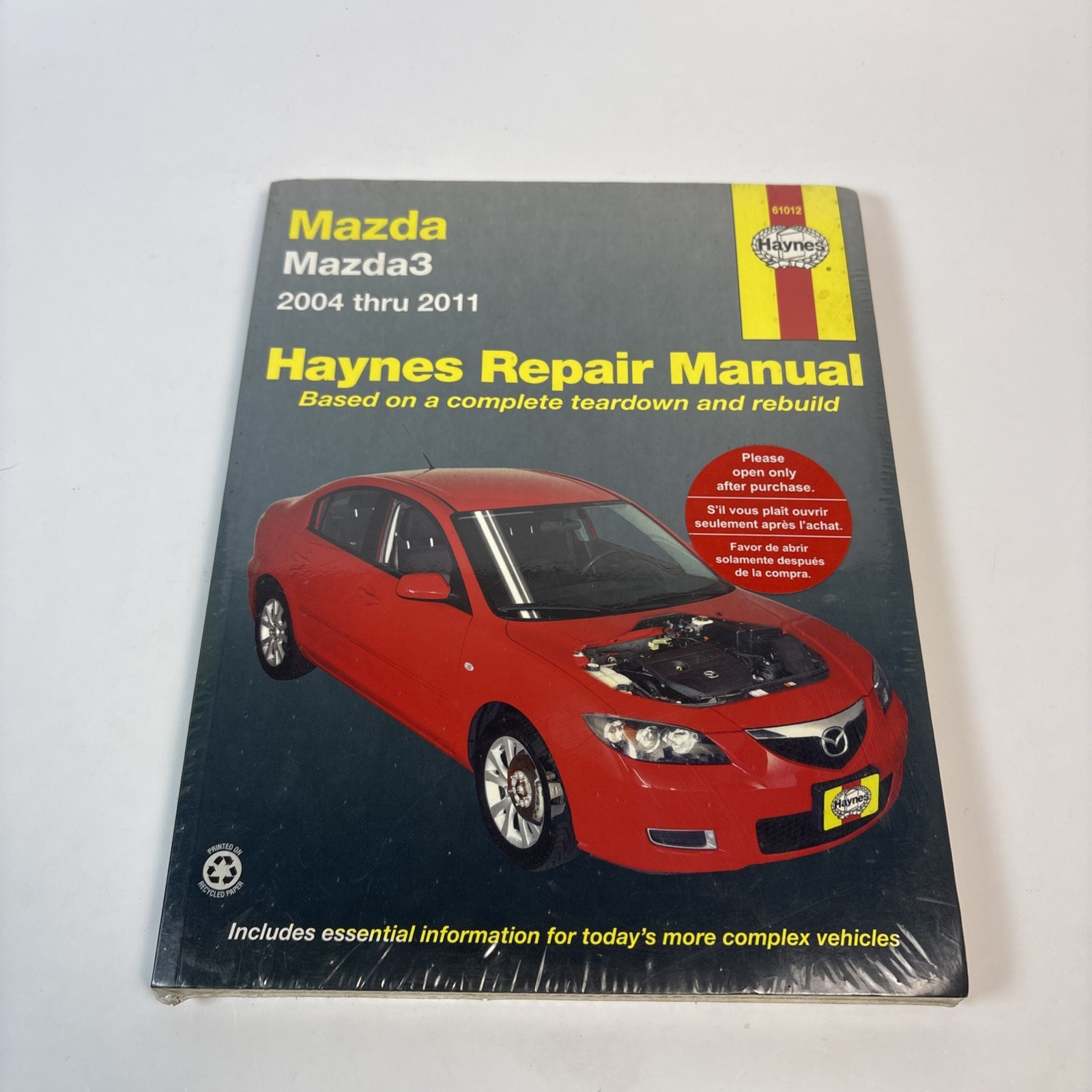 New Mazda3 2004 thru 2011 Haynes Repair Manual Sealed