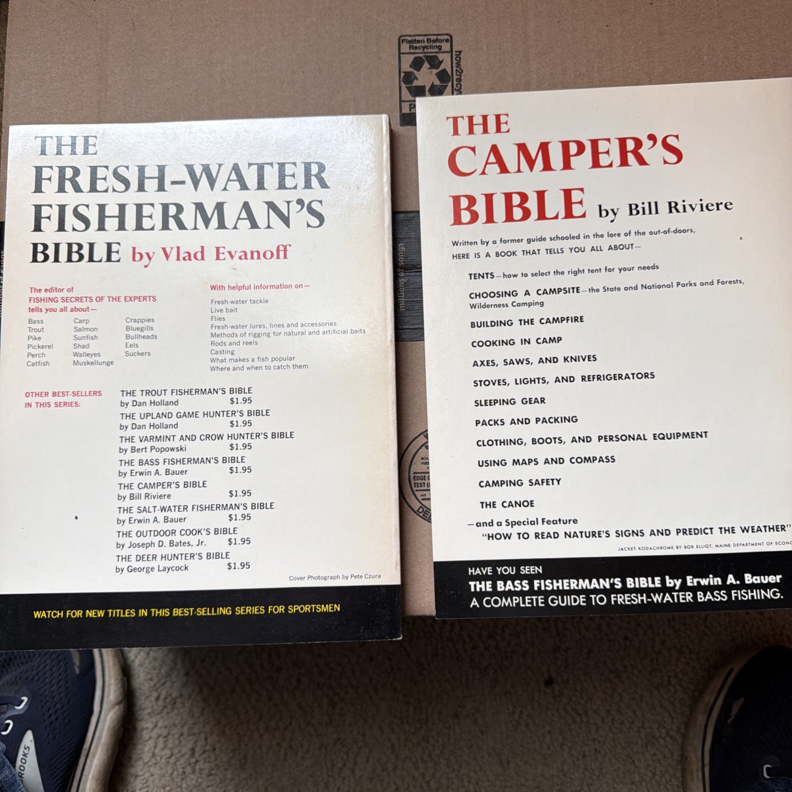 Vintage 1964 The Fresh-Water Fisherman’s Bible Book 180 Pages Vlad Evanoff