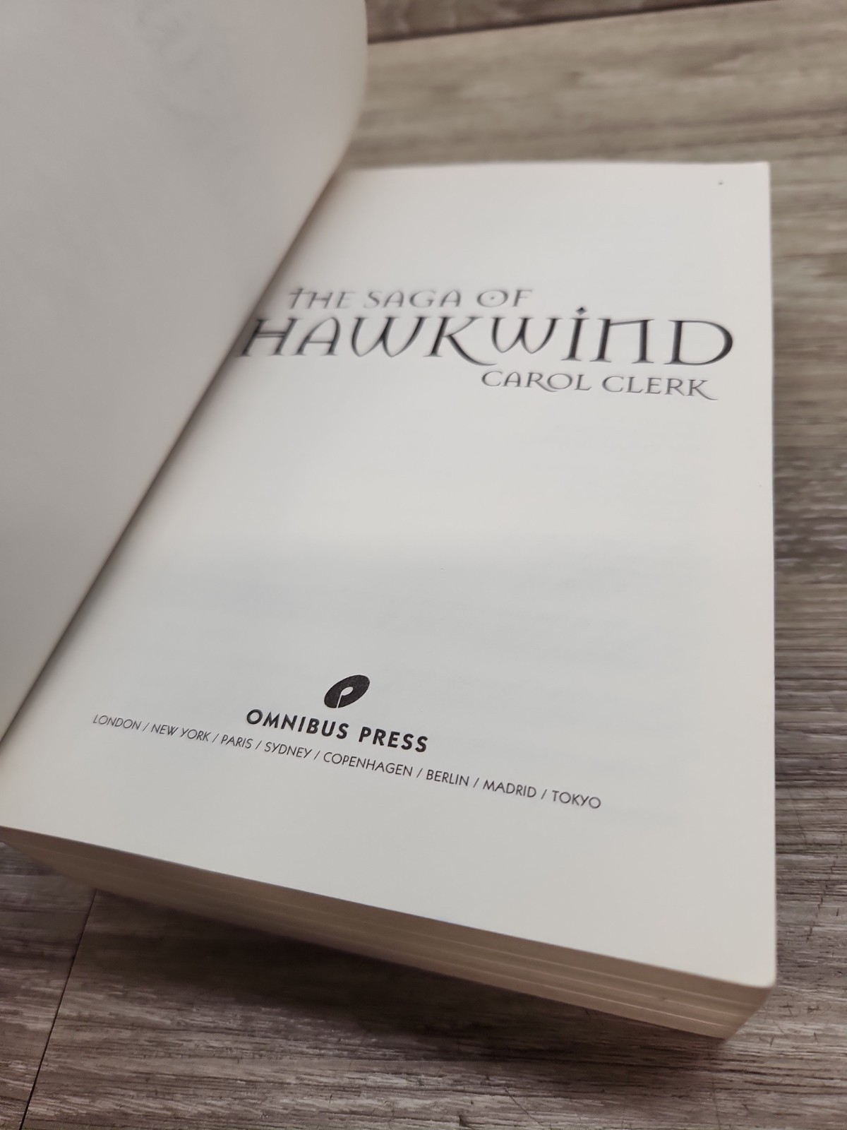 The Saga of „Hawkwind“ – Clerk, Carol ( Pre-owned With Wear As Shown ) FreeShip