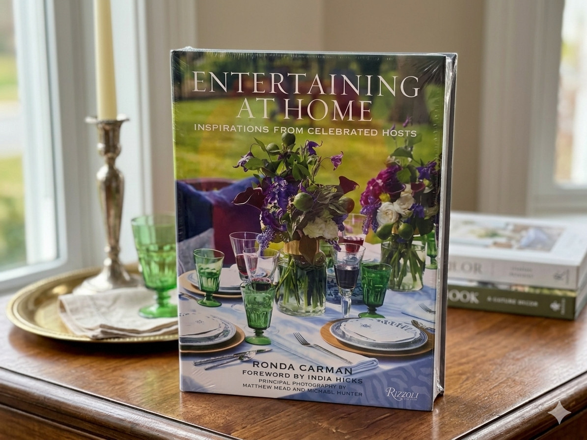 NEW Entertaining at Home Ronda Carman Rizzoli – India Hicks Foreword – Sealed
