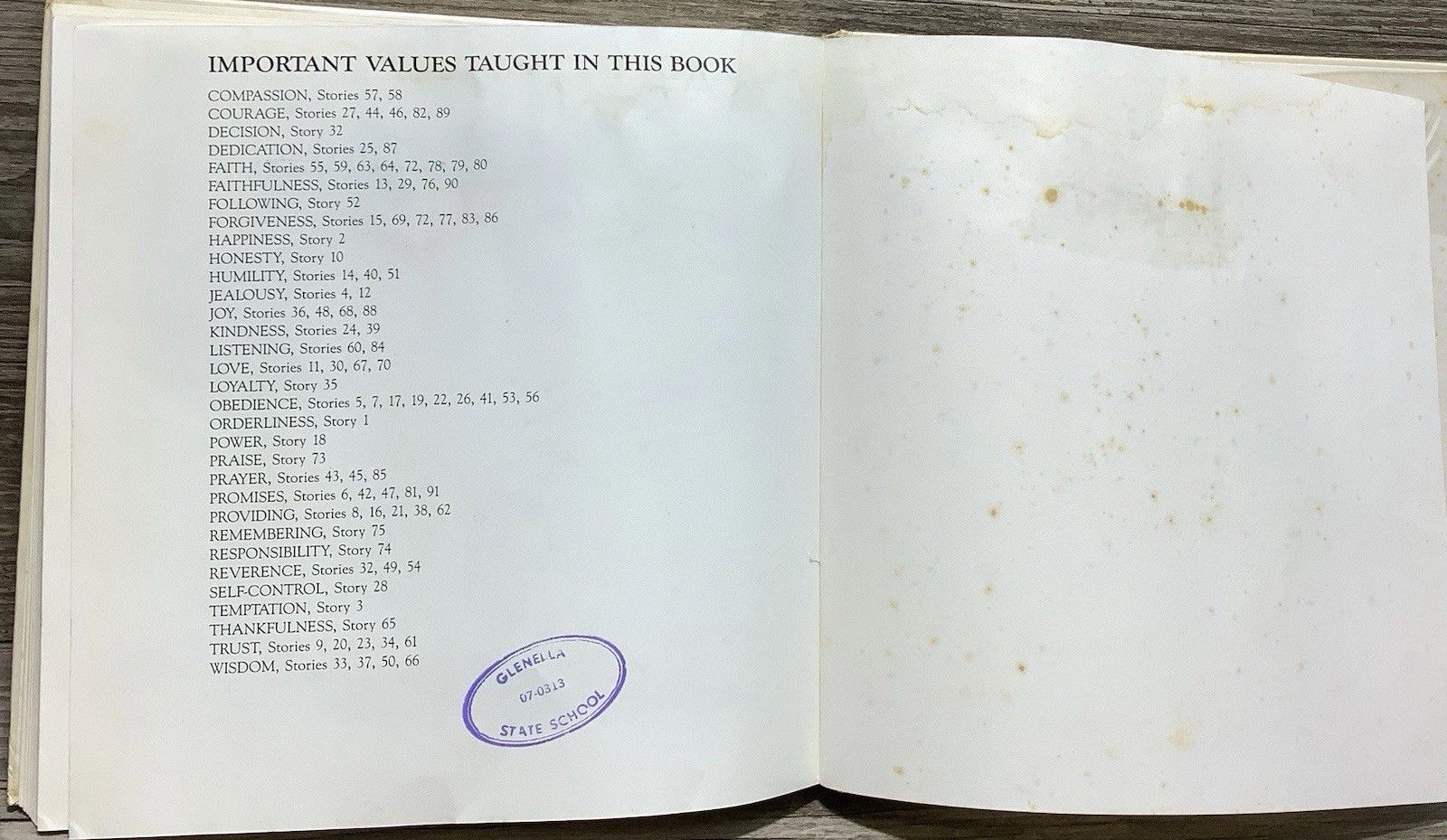 Bible Stories to Live By Book Illustrated V. Gilbert & Ronald A. Beers