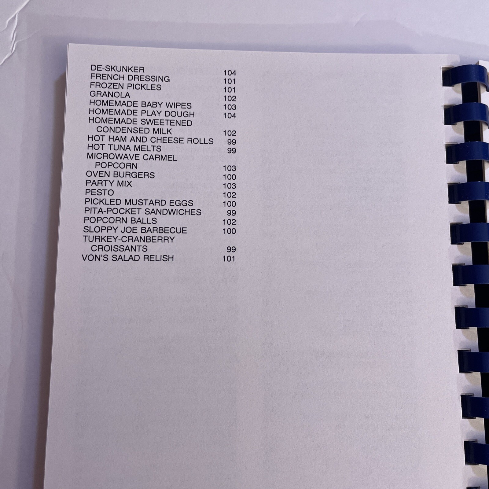 Morgantown WV cook book cookbook 2001 community spiral 104 pages of recipes