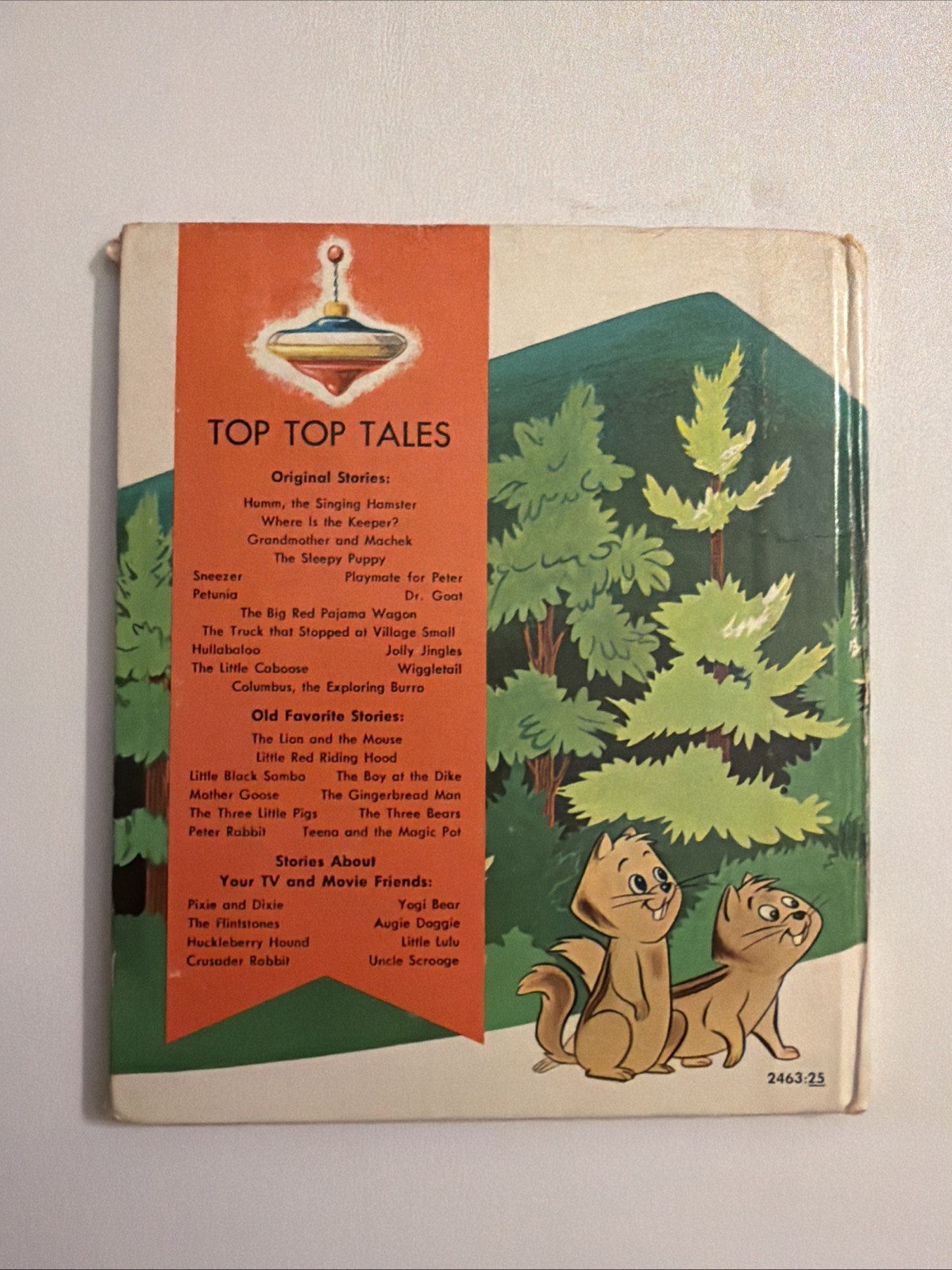 TOP TOP TALES BOOKS- AUGIE DOGGIE Camps Out Whitman 1961