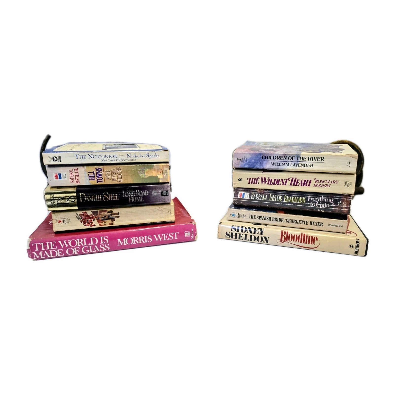 9 Vintage Romance Suspense Novels Good Danilelle Steel Nicholas Sparks Good