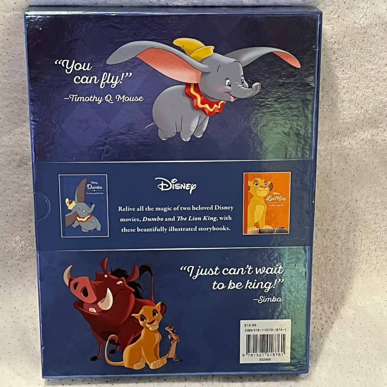 Disney Dumbo, Disney The Lion King Hardcover Books Set by Parragon