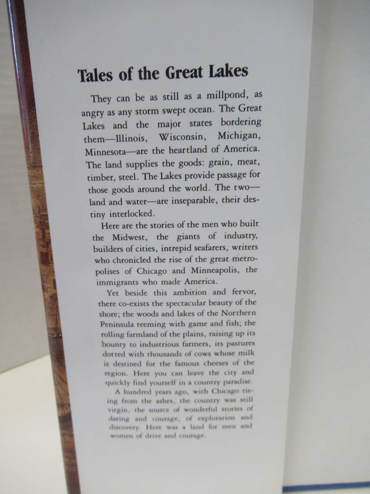 Tales of the Great Lakes-Hard Cover w/Dust Jacket Very Good Pre-Owned Condition