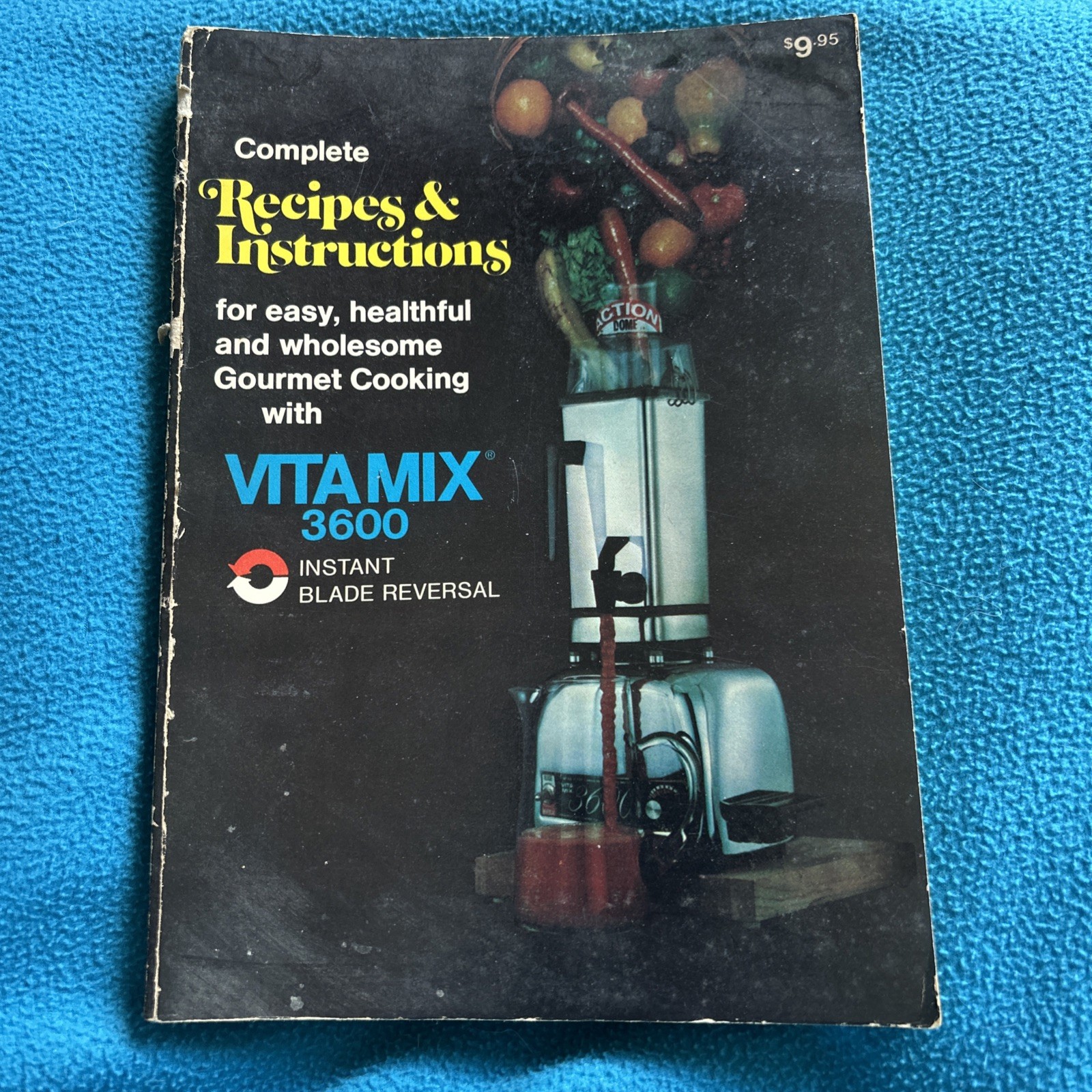 Vintage 1978 Book Recipes & Instructions for Vita Mix 3600