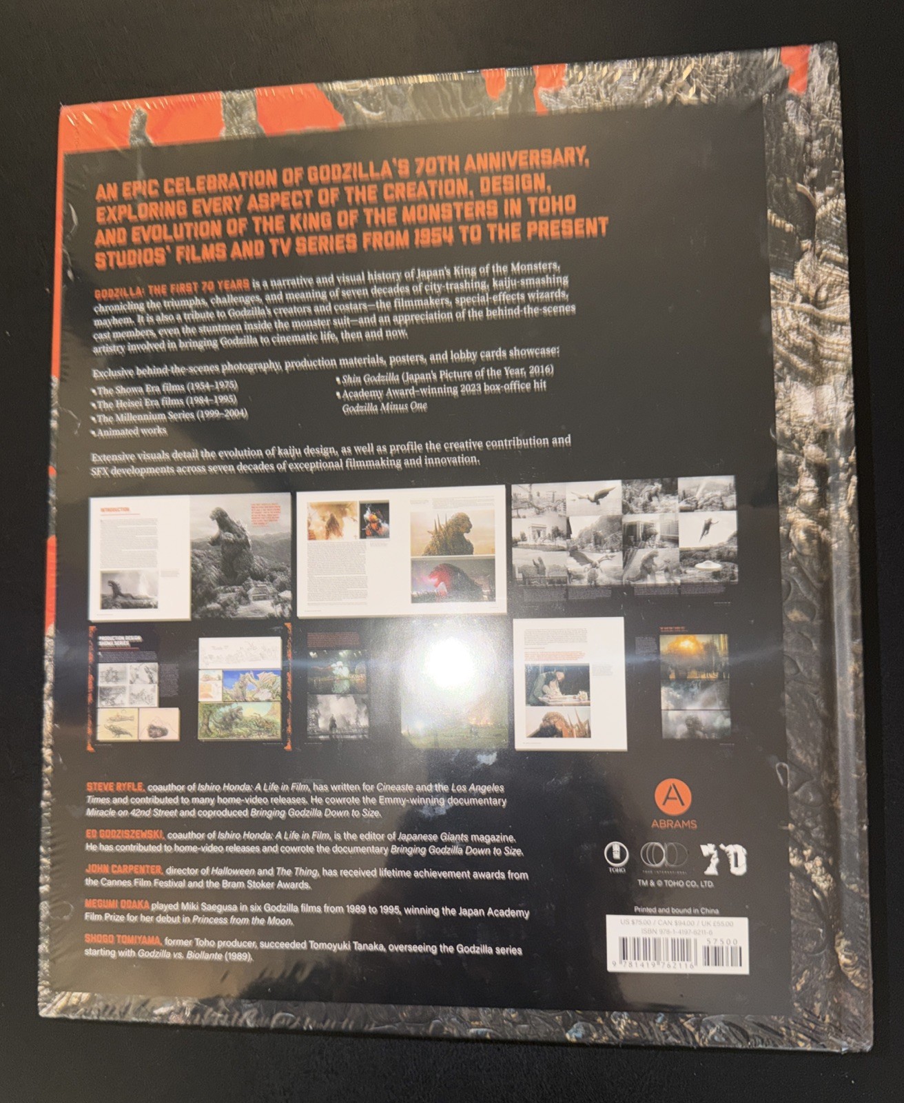 Godzilla: The First 70 Years: The Official Illustrated History New In Shrinkwrap