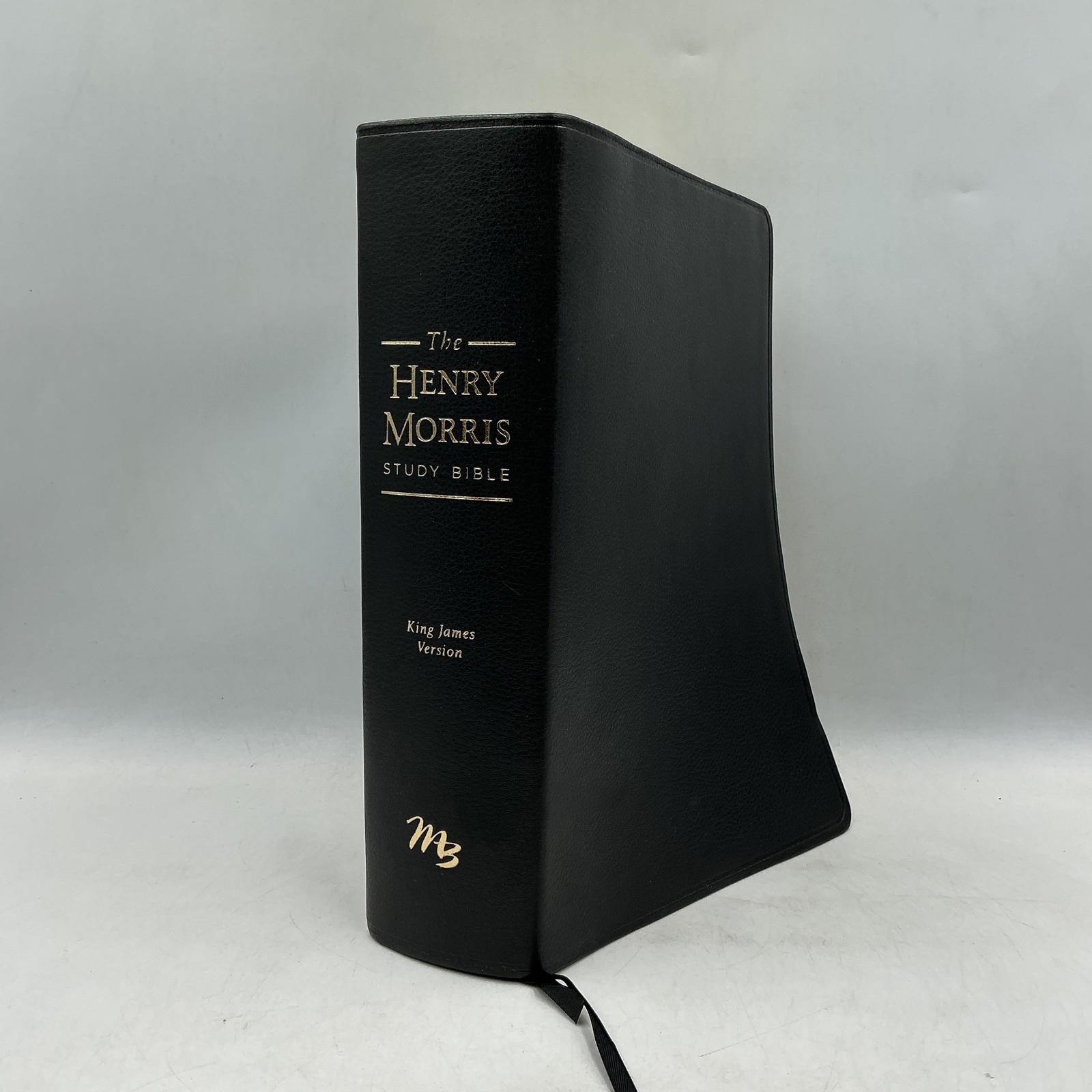 The Henry Morris Study Bible Henry M. Morris Genuine Leather KJV Black 2012