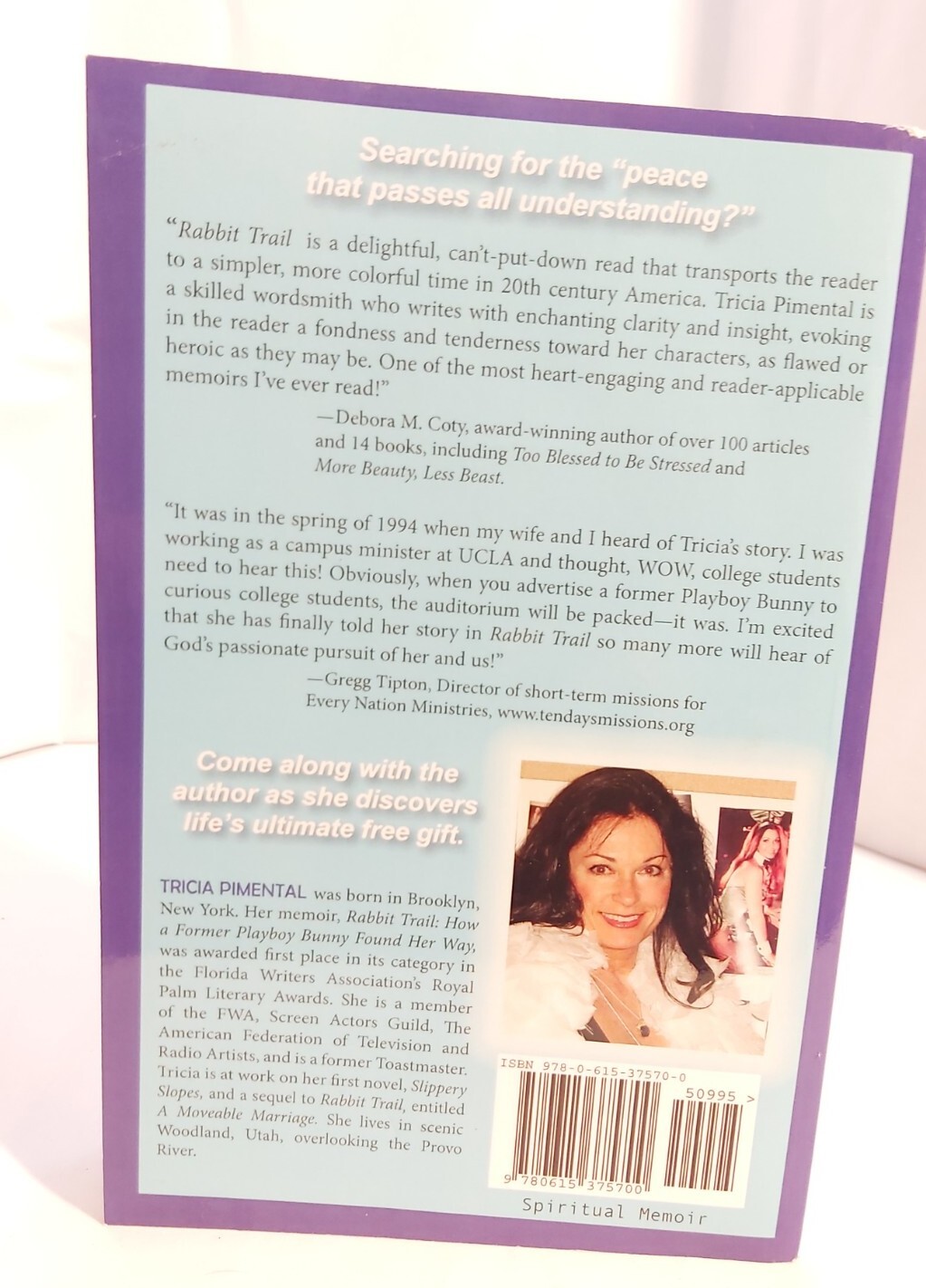 Rabbit Trail :How a Former Playboy Bunny Found Her Way Tricia Pimental SIGNED!!