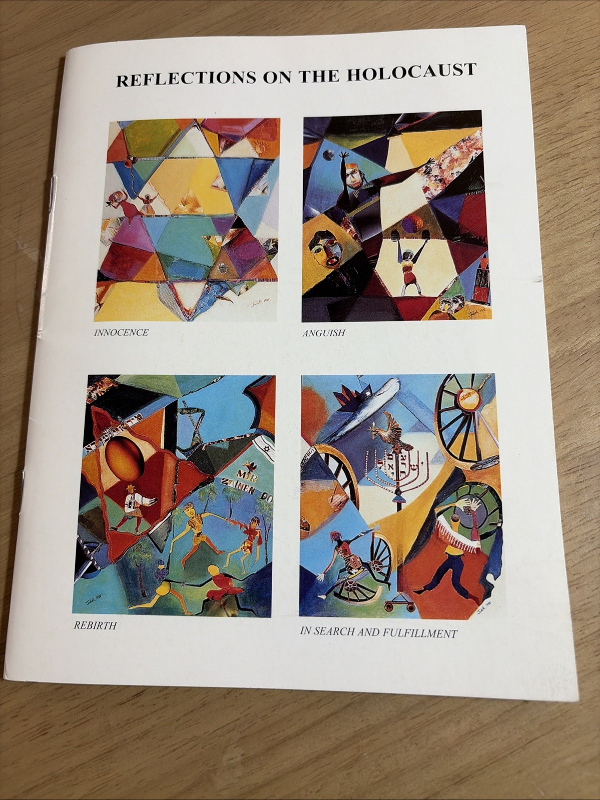 Reflections on the Holocaust 2001 Art Catalog Poetry Essays Survivors VG