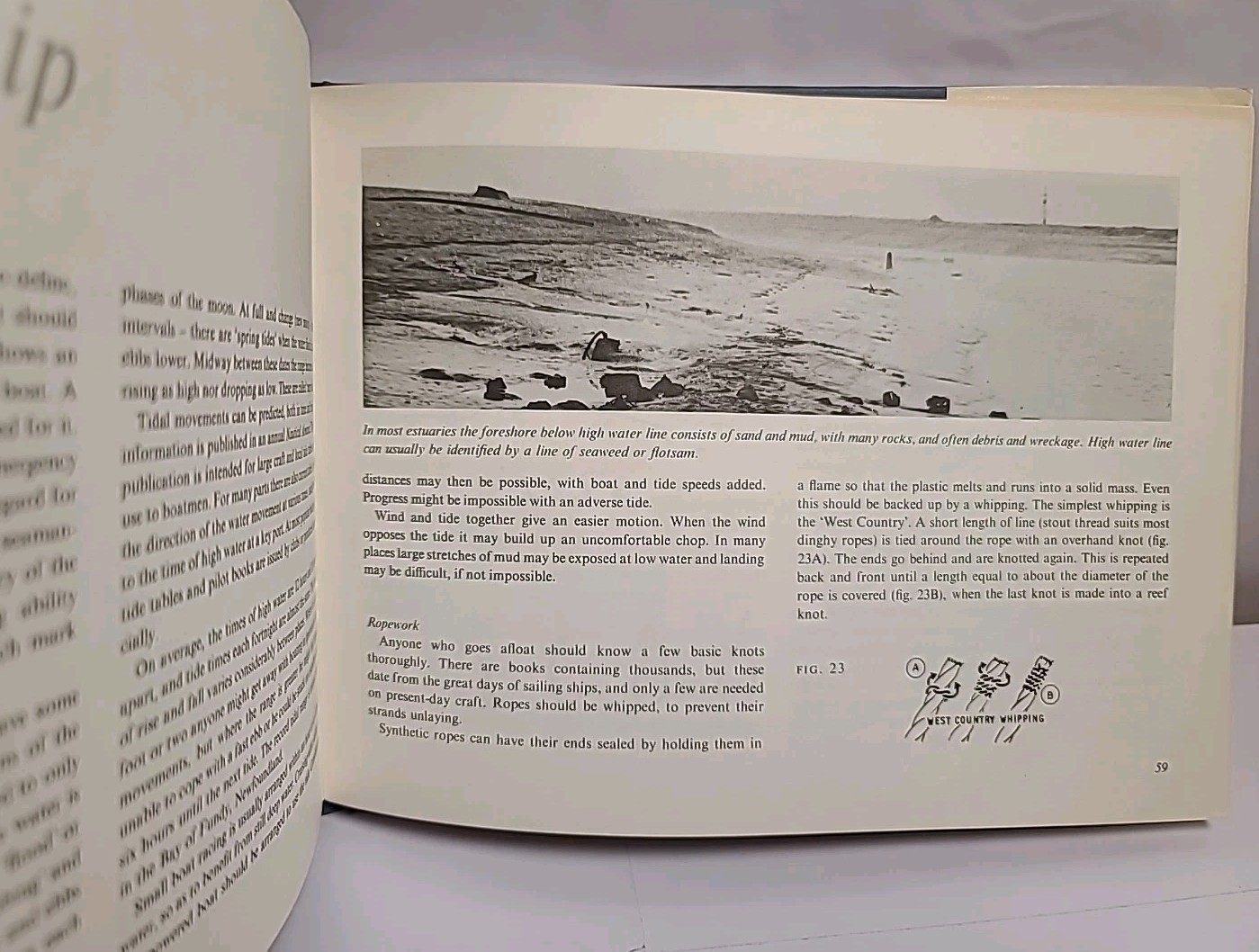 The Art of Sailing Percy W Blandford St Martin’s Press Hardcover Sailing Guide