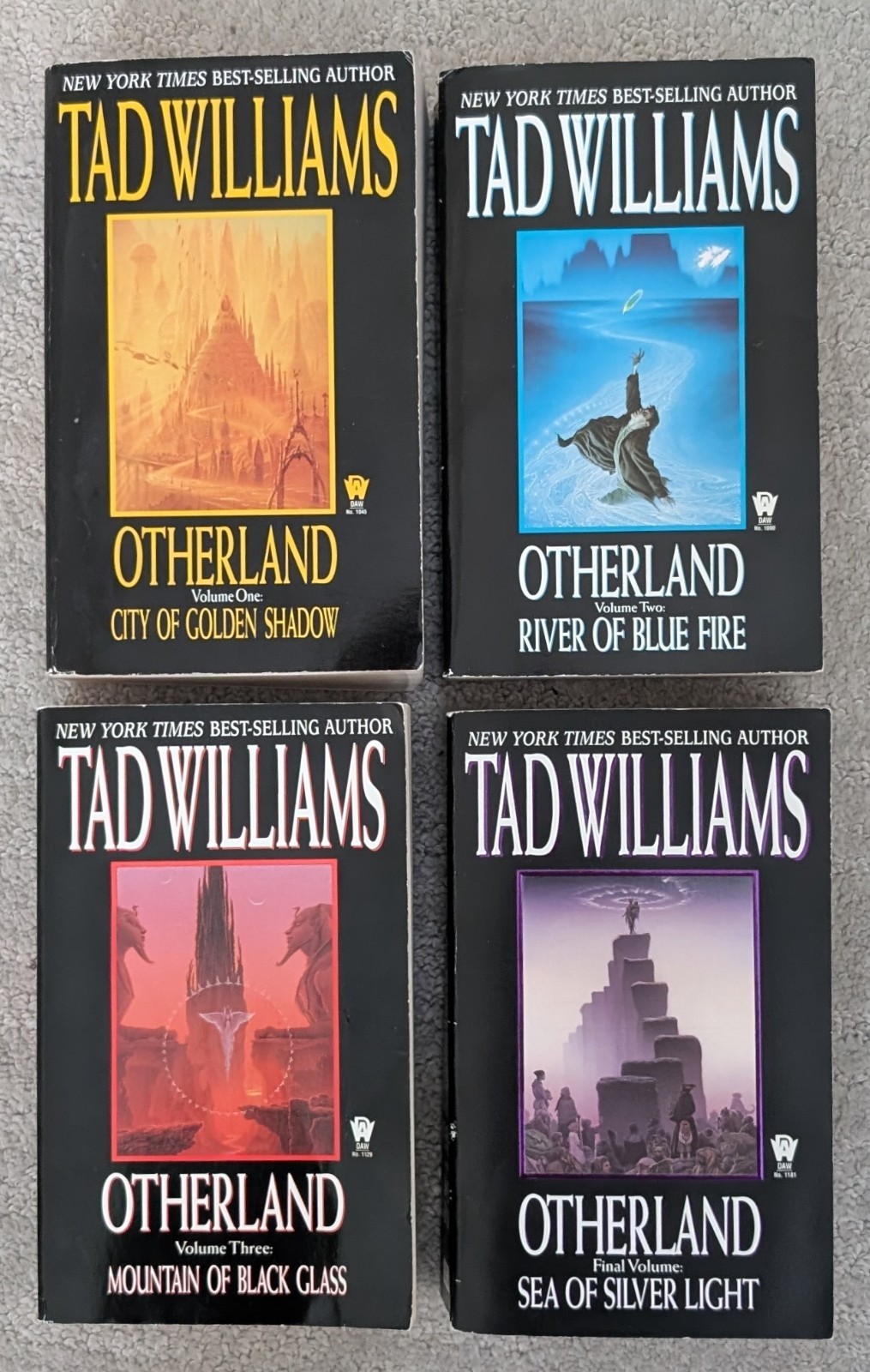 Tad Williams = OTHERLAND = complete quartet – 4 paperbacks