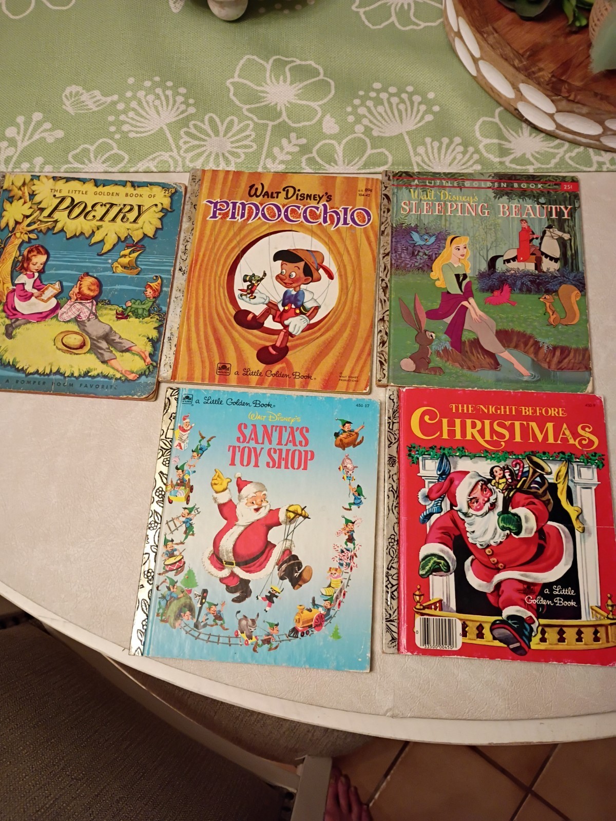 Lot Of 5 Vintage (70s) Little Golden Book Age 2-5 Hardcover