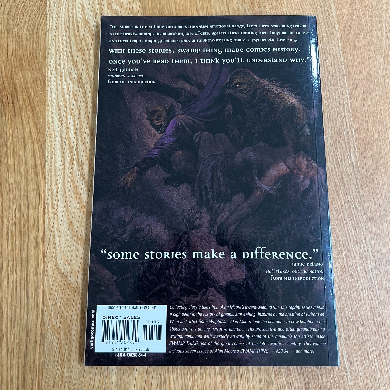 Swamp Thing: Love and Death: 2 : Alan Moore DC Comics Vertigo Paperback