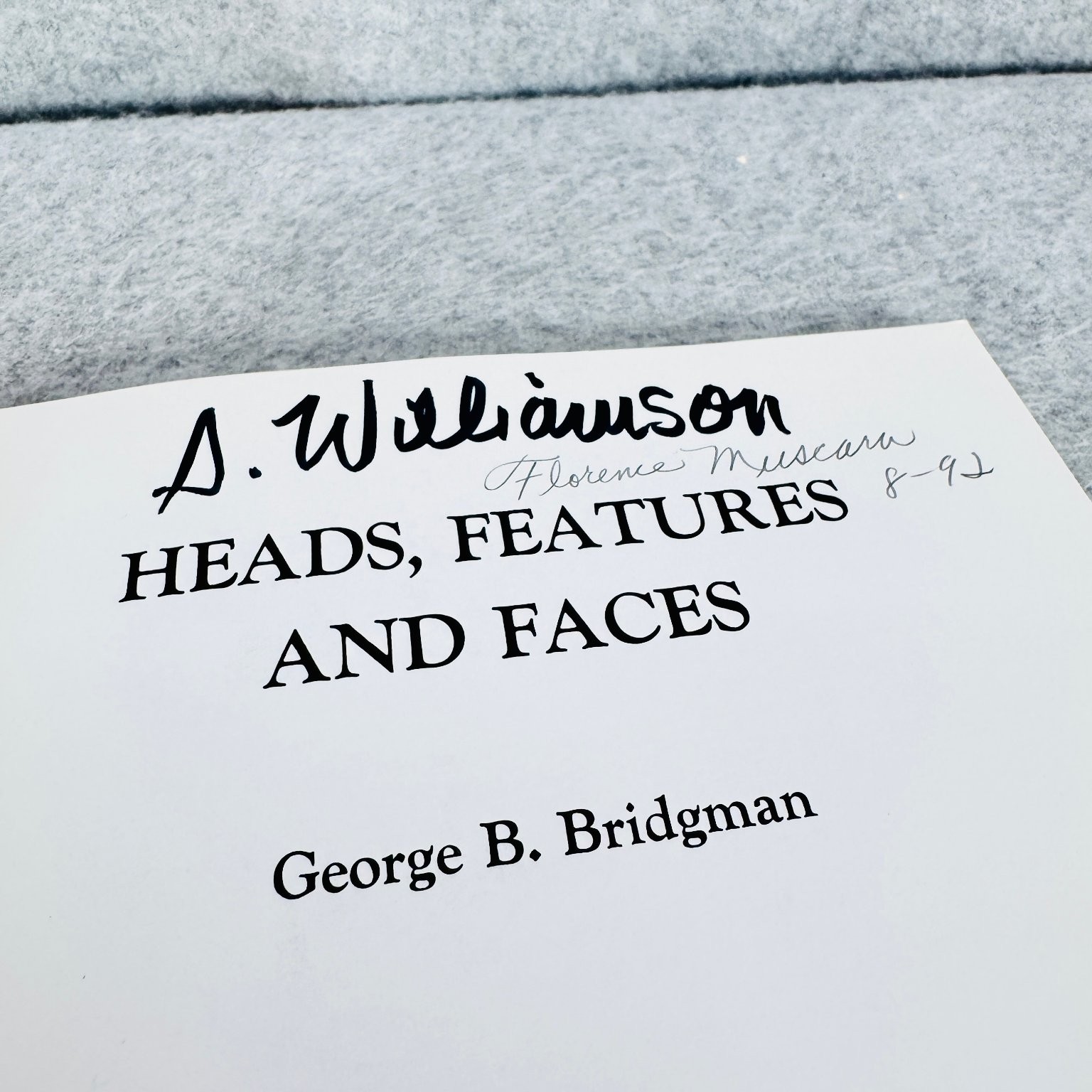 Heads, Features and Faces Bridgman 1974 Dover Edition Art Drawing Anatomy