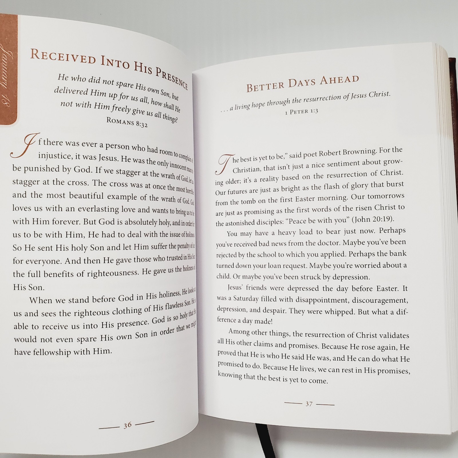 David Jeremiah Morning & Evening Devotions Christian Gift Hardcover Book Nelson